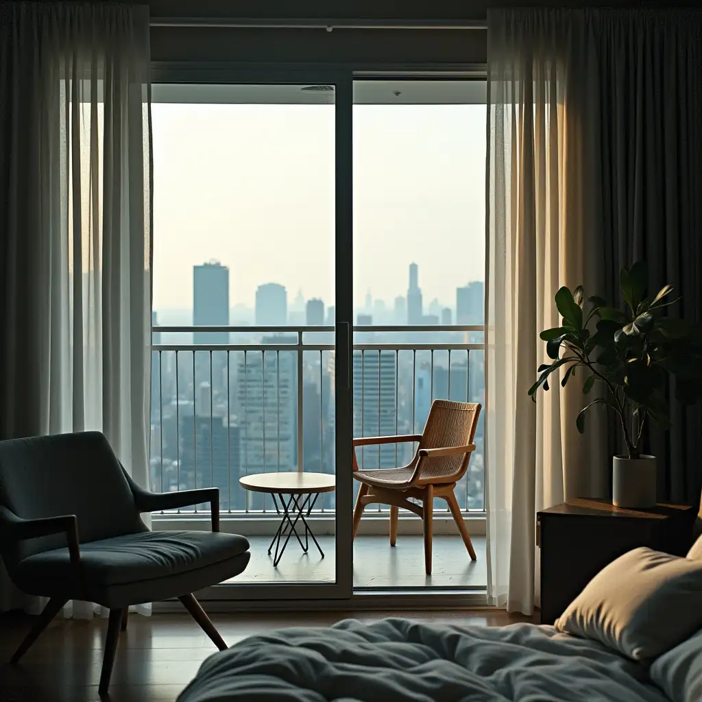 Tinted balcony