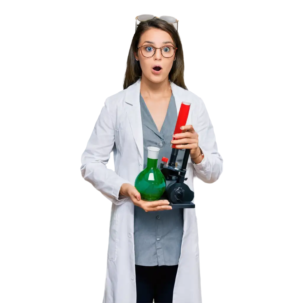 PNG-Image-of-a-Surprised-Science-Teacher-in-a-Laboratory-with-Lab-Equipment