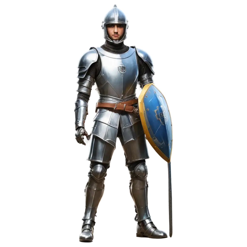 Hyper-Realistic-Medieval-Knight-Inspired-by-Argentina-PNG-Image