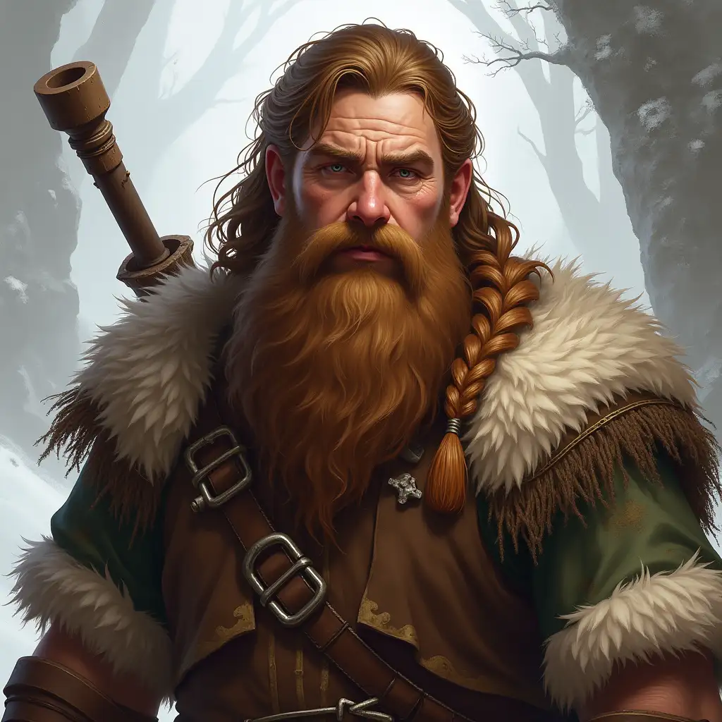 Dwarf-Warrior-withDwarf-with-braided-beard-Brown-Beard-Braid-and-Quiver-in-DND-Fantasy-Style