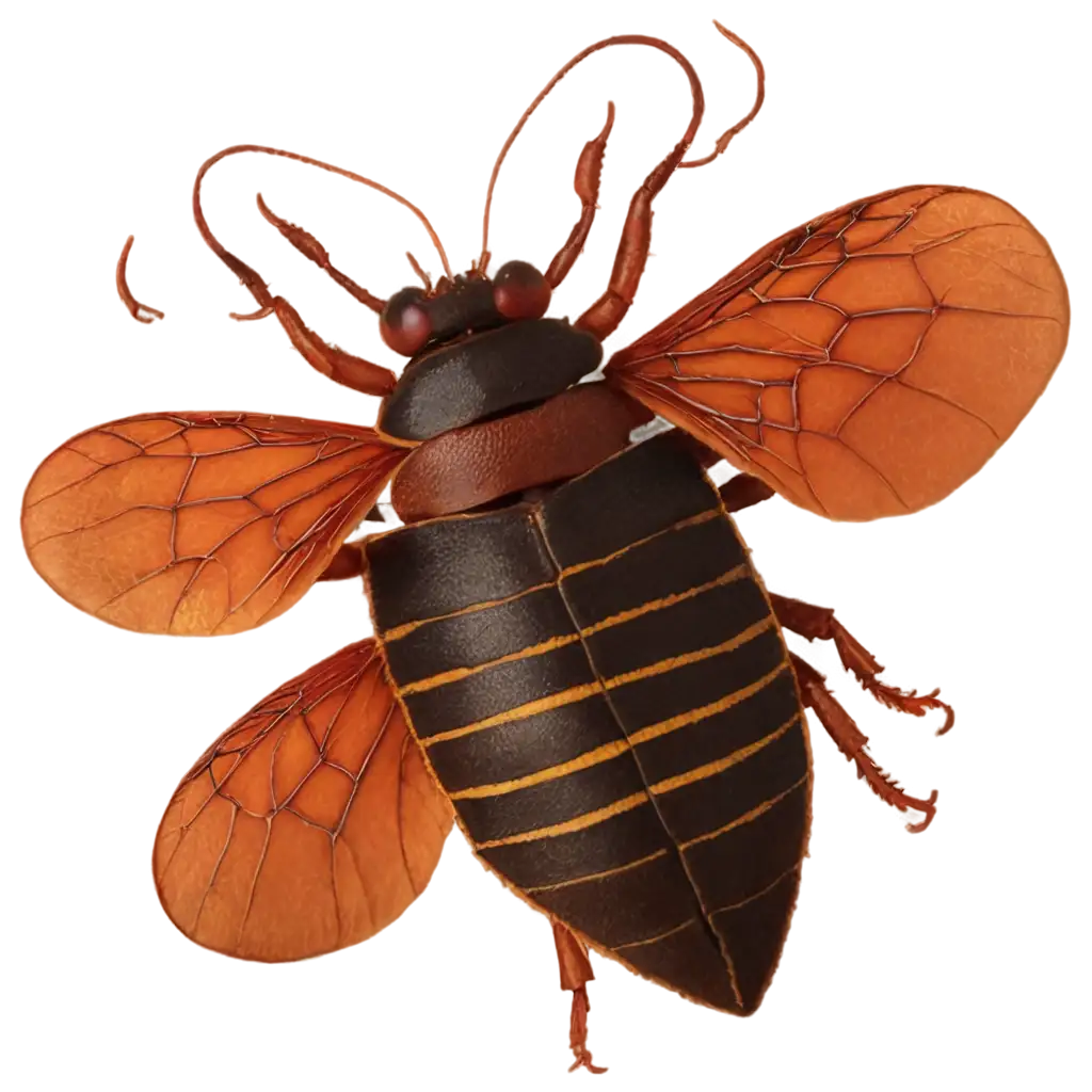 Create-a-PNG-Image-of-a-Monster-Bed-Bug-with-Four-Huge-Wings-and-Two-Huge-Horns