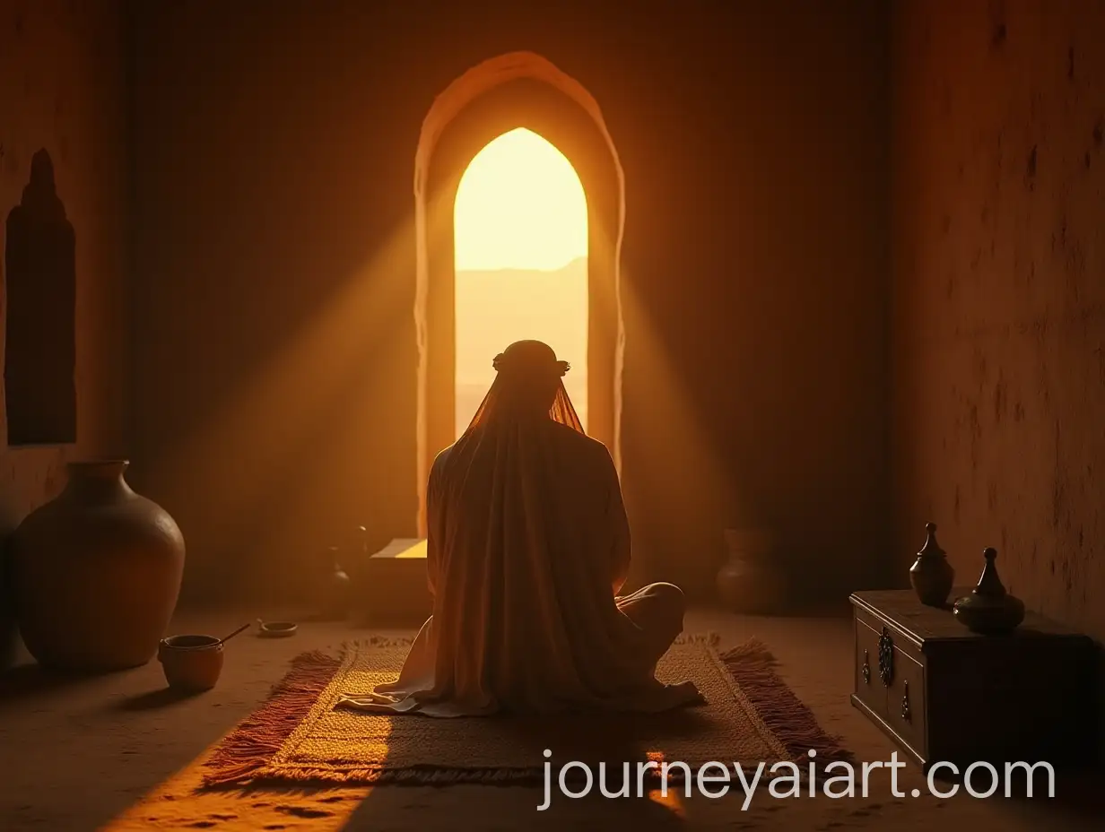 CAI-Image-Prompt-Expansioninematic-Early-Morning-Scene-in-a-7thCentury-Arabian-House-with-Contemplative-Male-in-Traditional-Dress