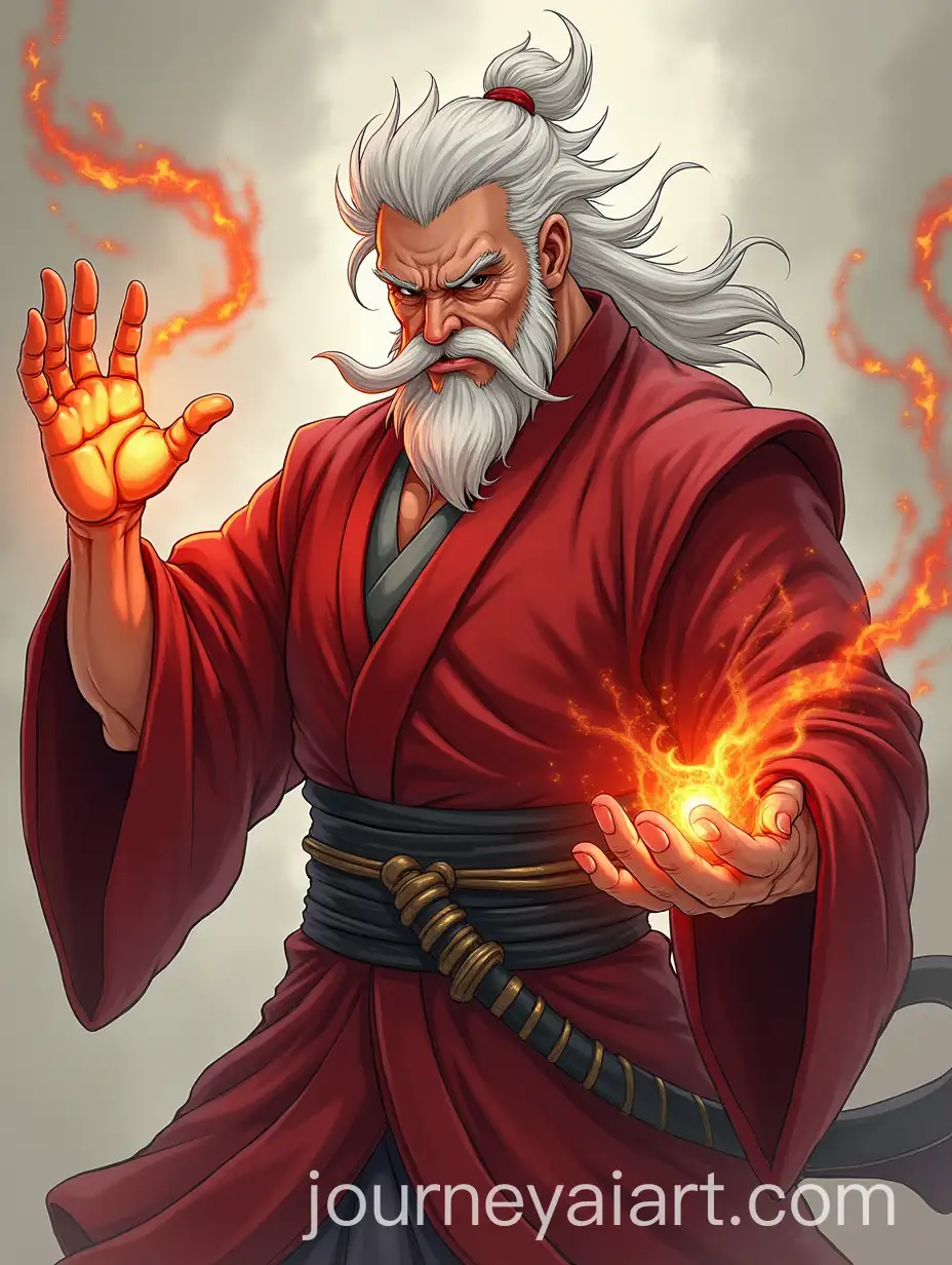 Powerful-Male-Monk-with-Elemental-Magic-and-Rugged-Robe-in-Anime-Style