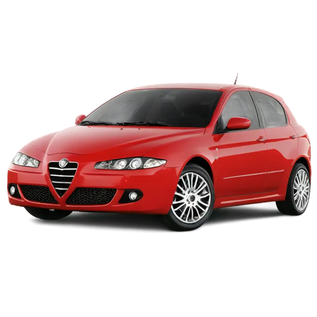 HighQuality-Alfa-Romeo-147-0010-Red-Car-PNG-Image-for-Versatile-Applications