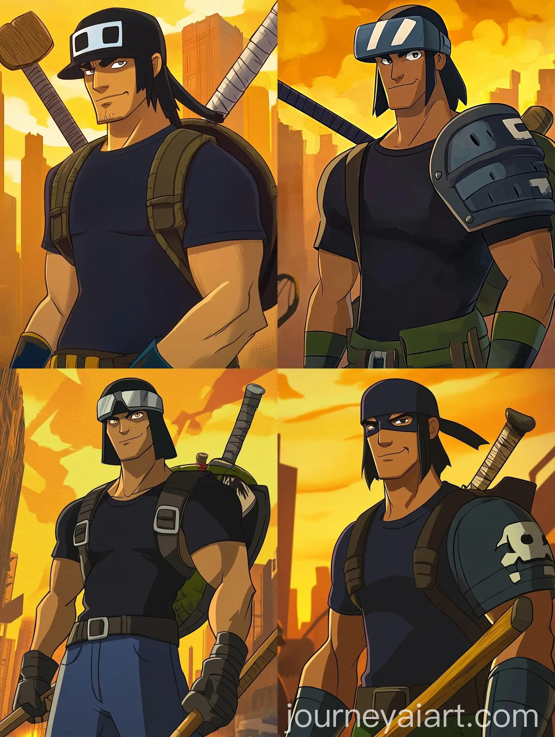 Casey-Jones-Teenage-Mutant-Ninja-Turtles-Cartoon-Character-Portrait