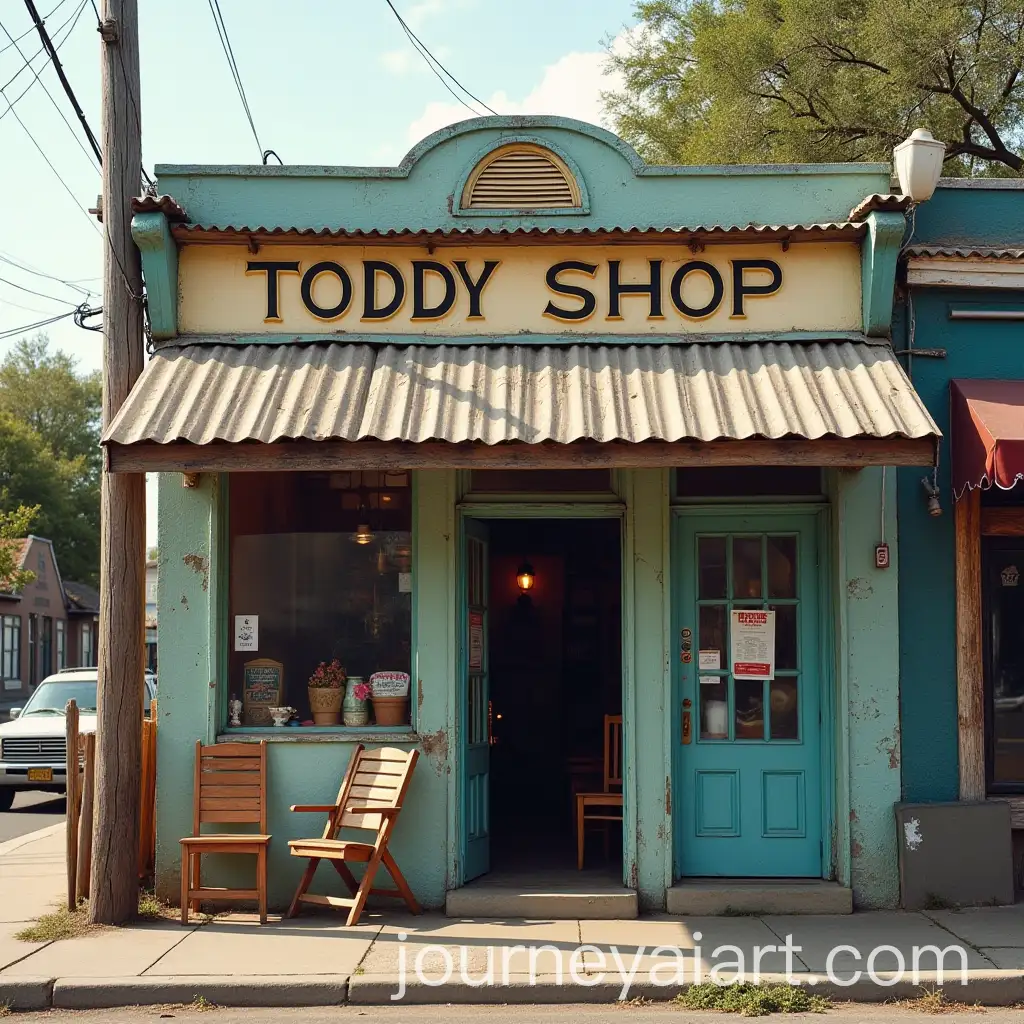 People-Outside-a-Quaint-and-Shady-Taphouse-During-Daytime