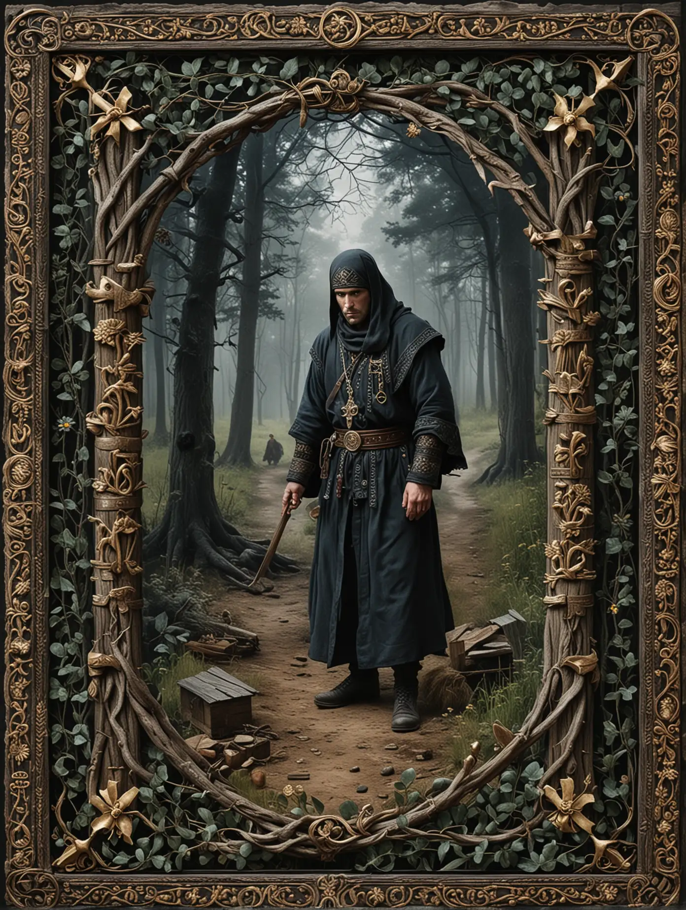 Dark-Slavic-Tarot-Card-Theft-in-Ancient-Village