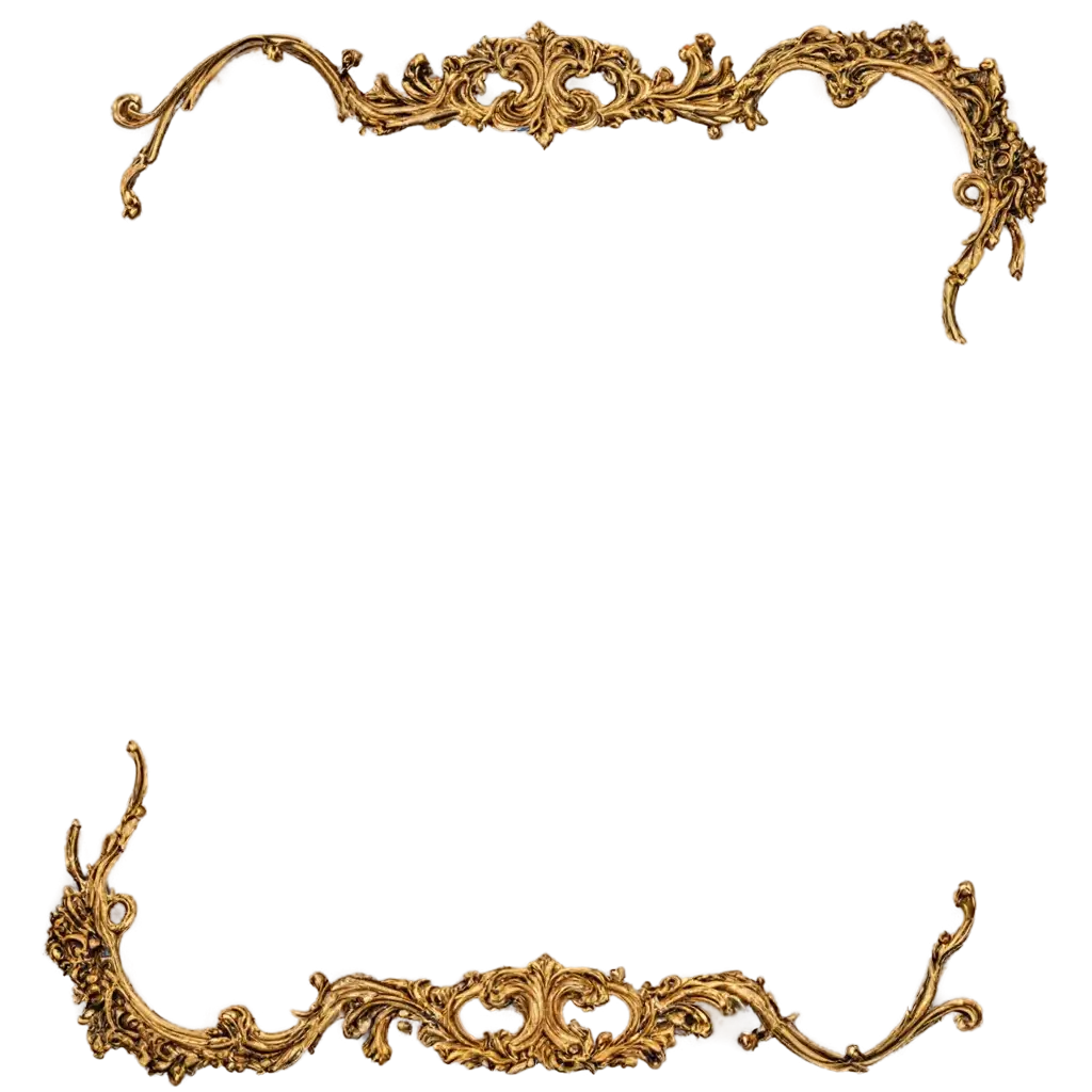 Vintage-Gold-Frame-PNG-Exquisite-Digital-Art-for-Elegant-Designs