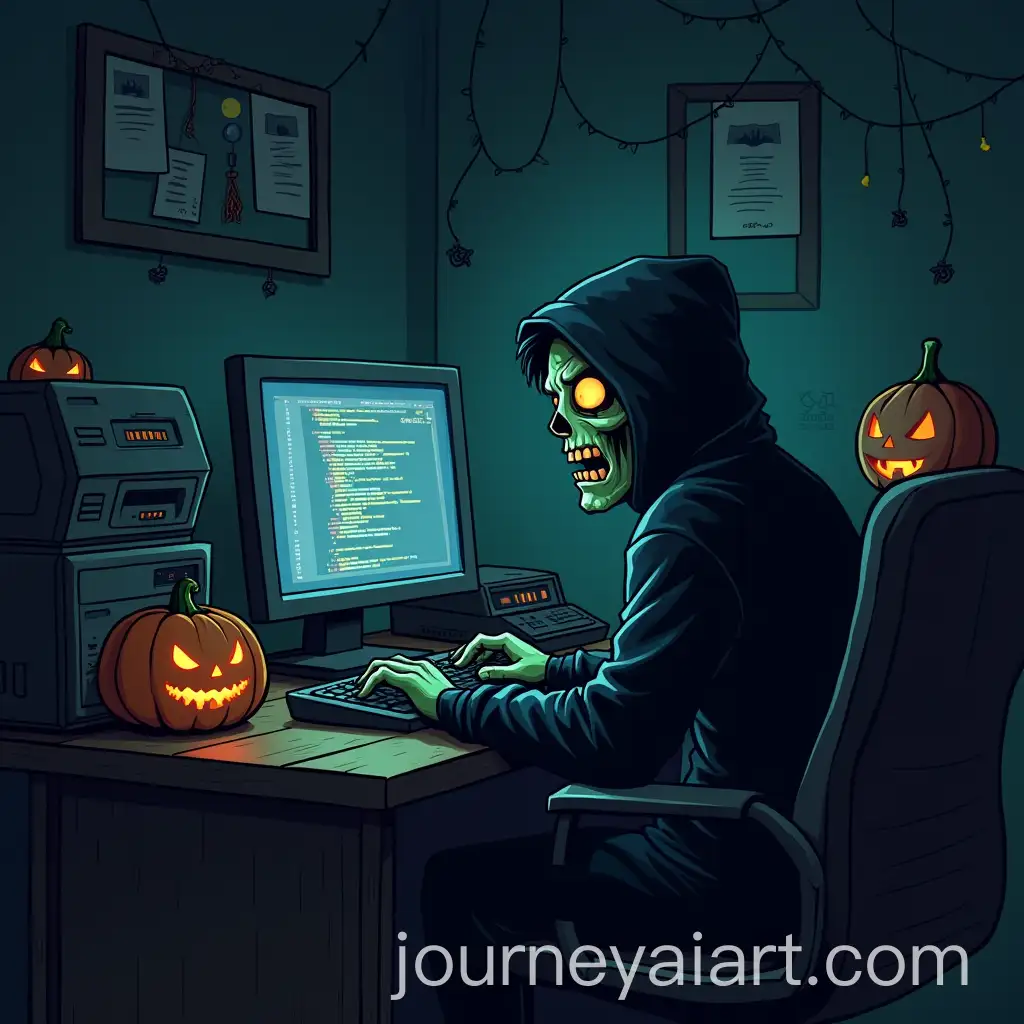 Zombie-Developer-Working-Late-in-a-Spooky-Office