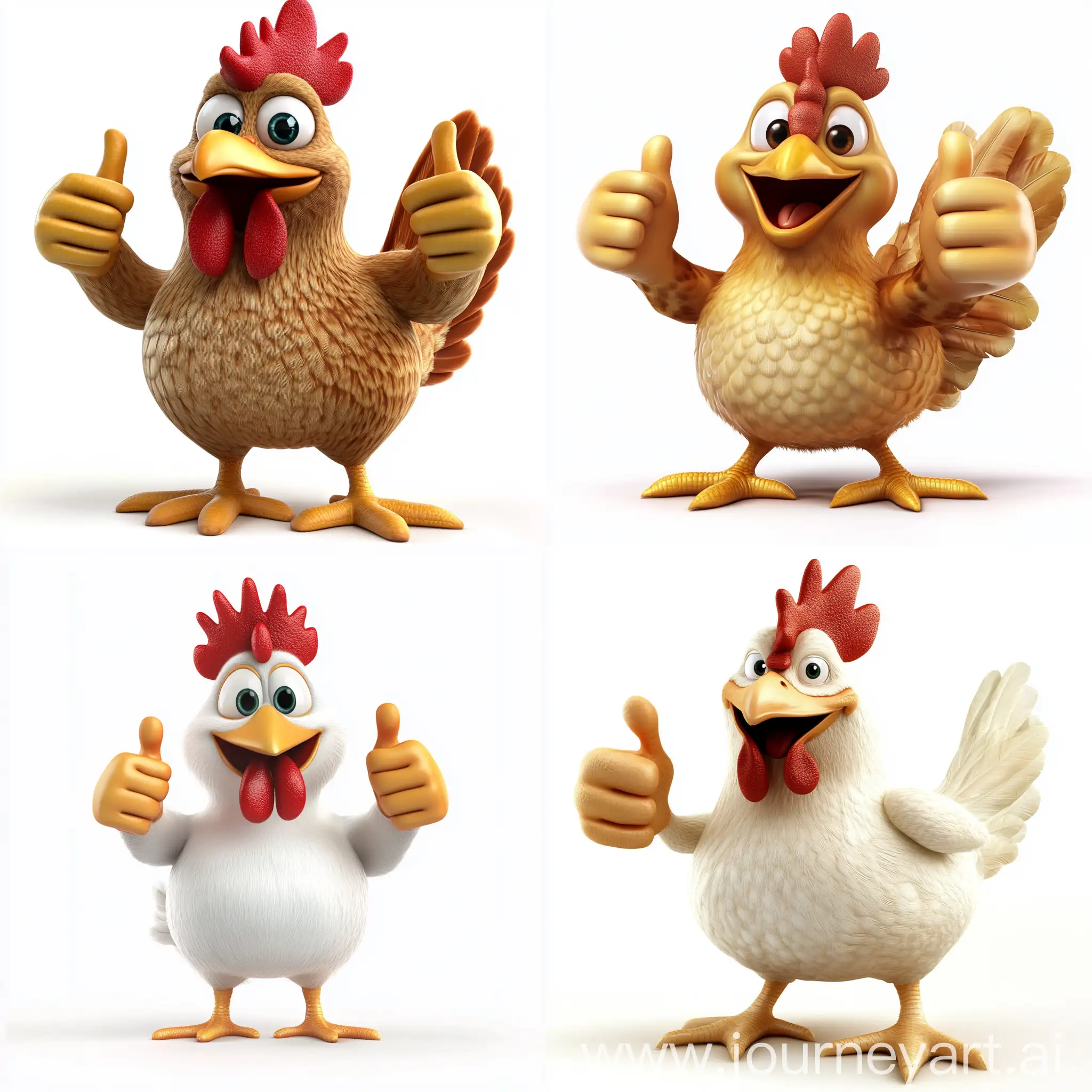 Cheerful-Cartoon-Chicken-Giving-Thumbs-Up