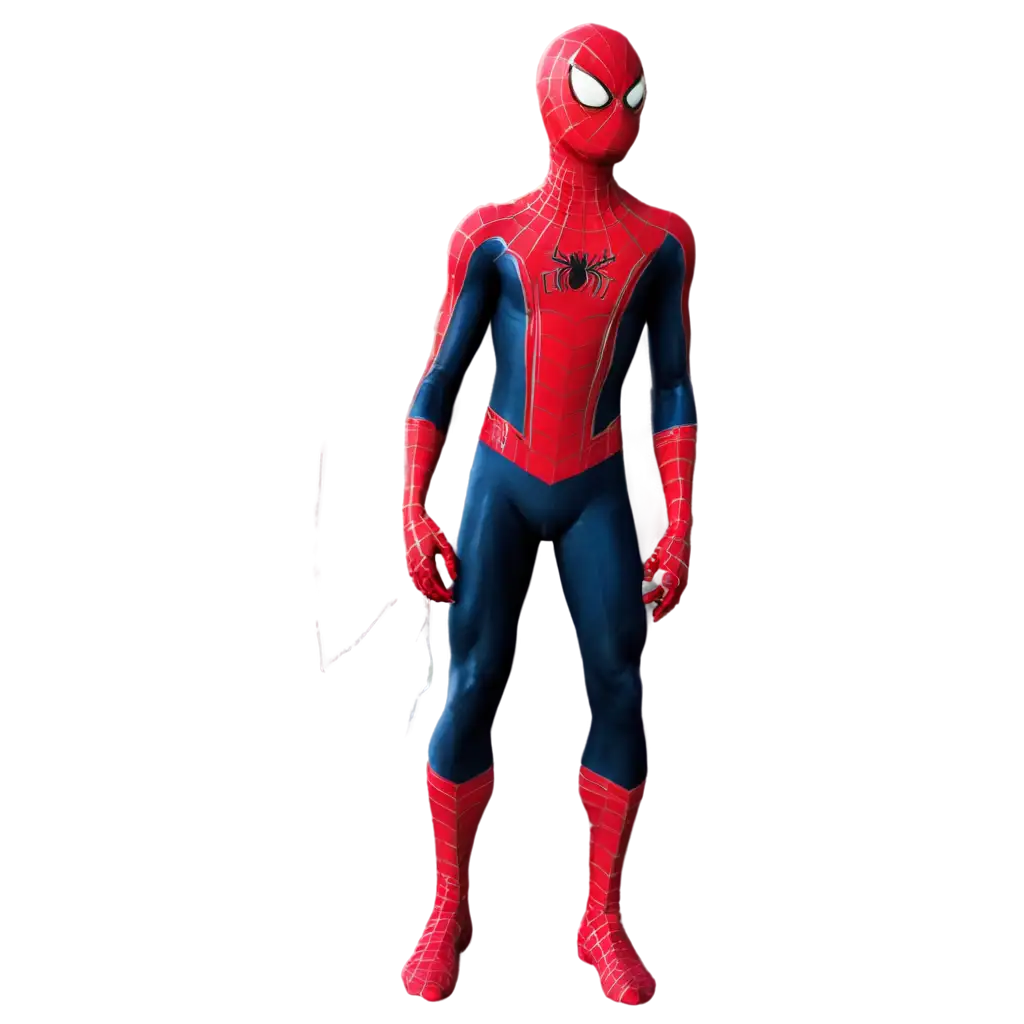 Spiderman-Standing-with-Kokoh-TShirt-PNG-HighQuality-Image-for-Web-Use