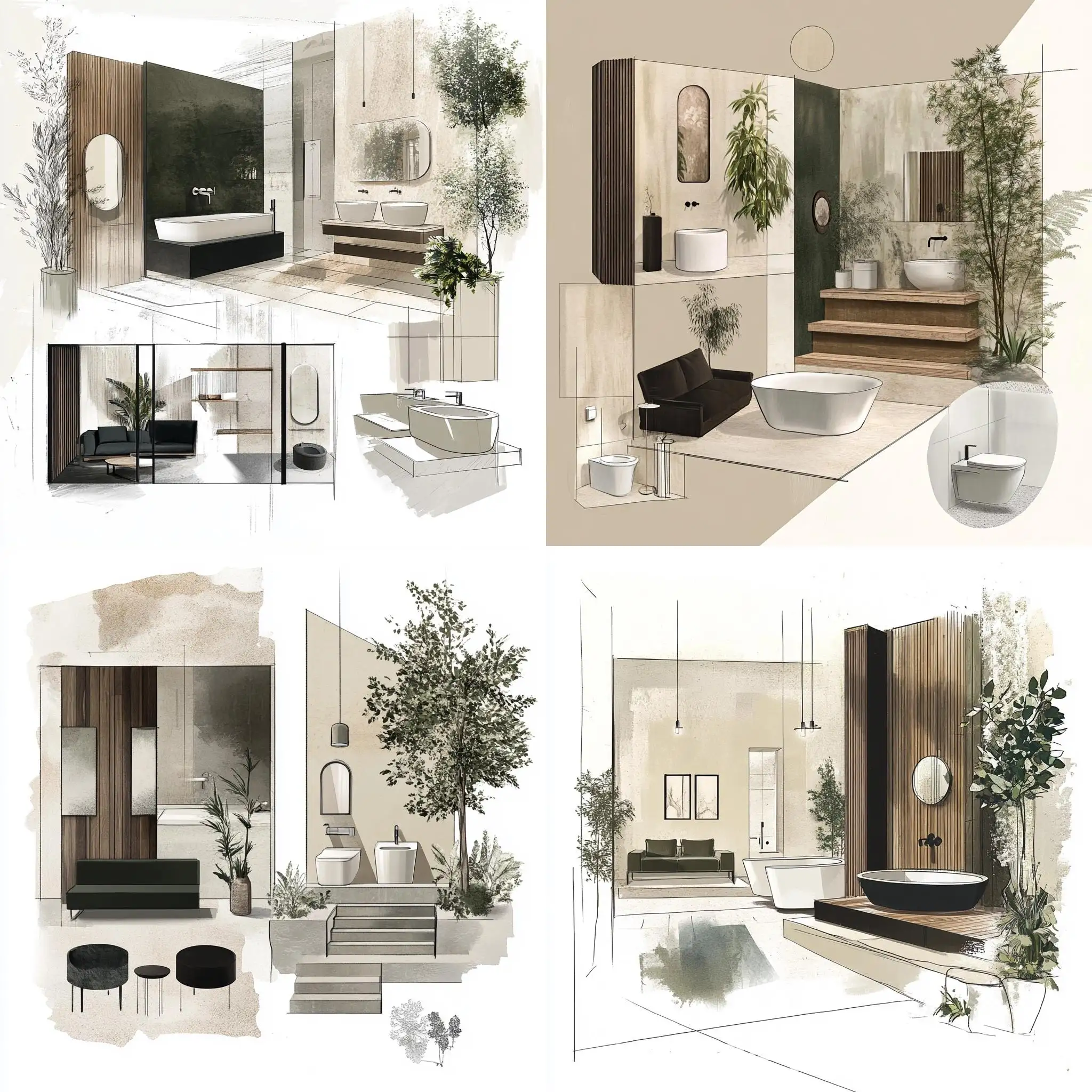 Plumbing-Showroom-Interior-Design-with-MultiLevel-Installations-and-Natural-Decor