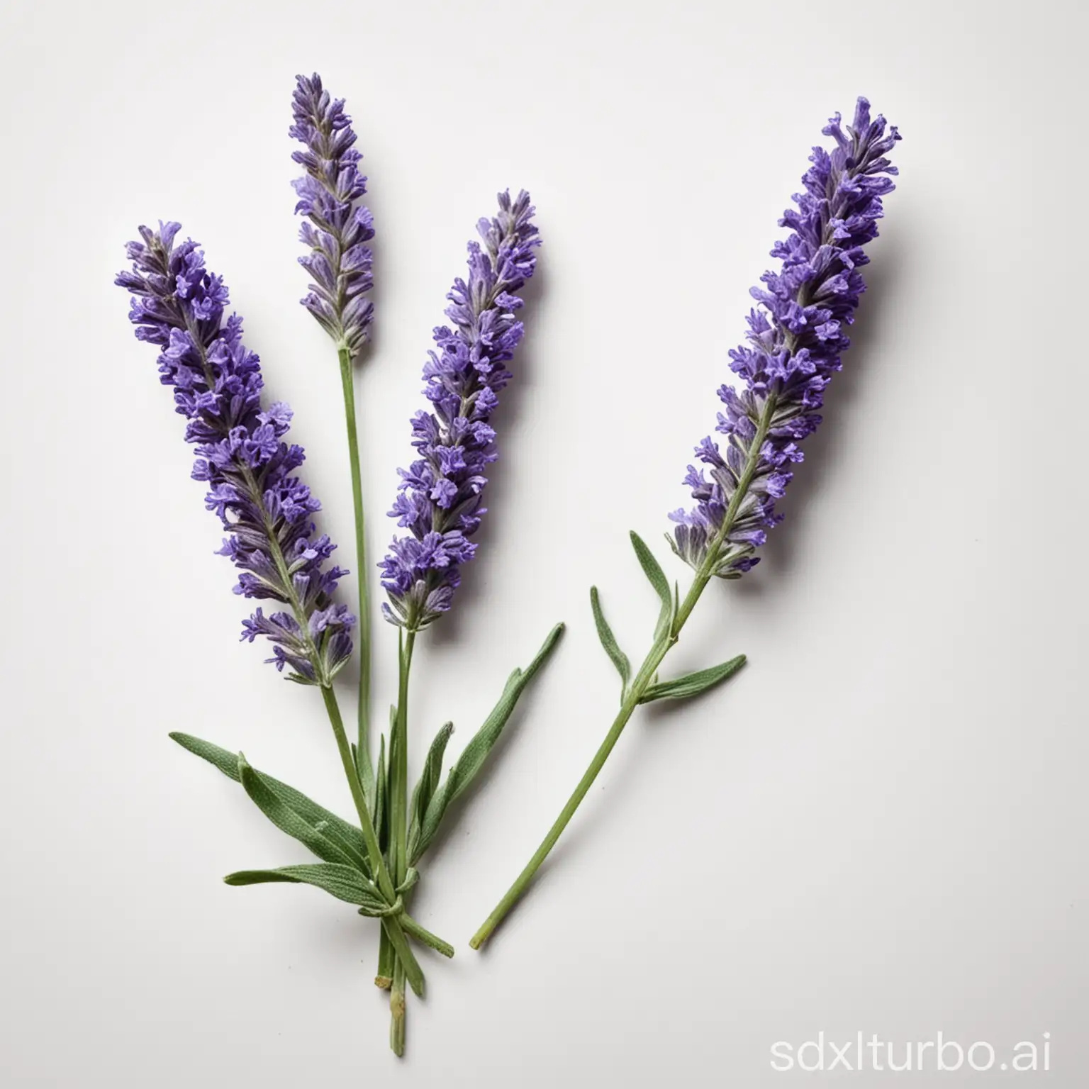 Lavender-Flower-on-Clean-White-Background