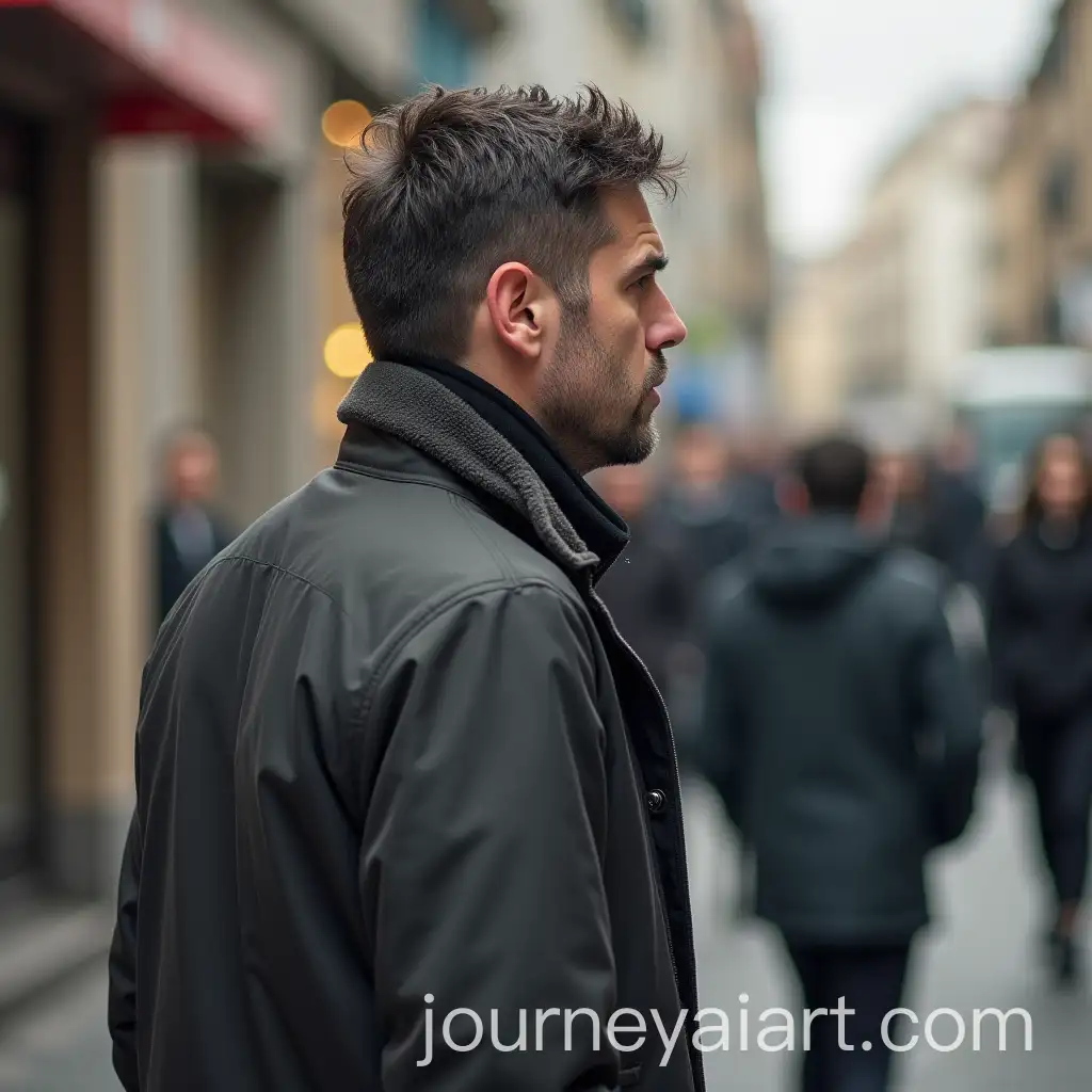 Profile-of-a-Man-Walking-Outdoors