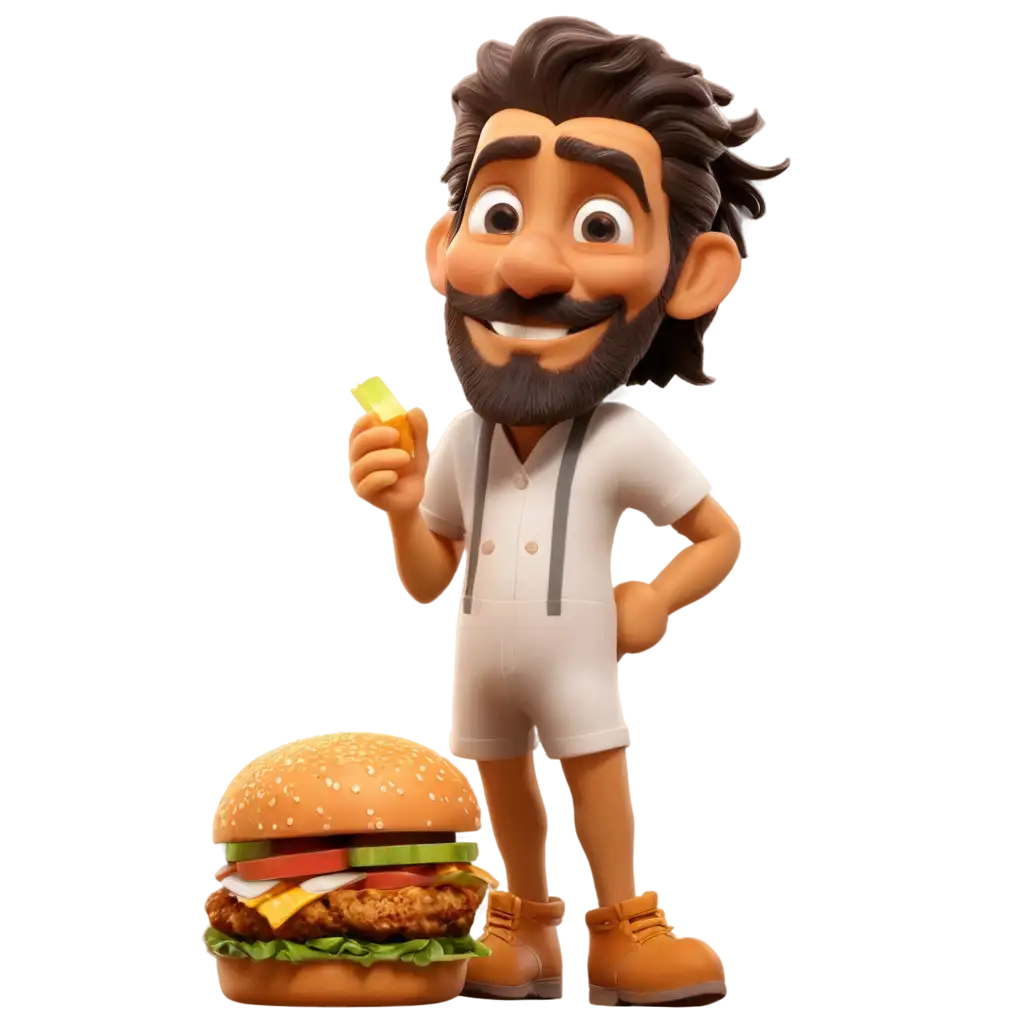 3D-Chicken-Burger-PNG-Image-Deliciously-Detailed-Render-for-Culinary-Designs