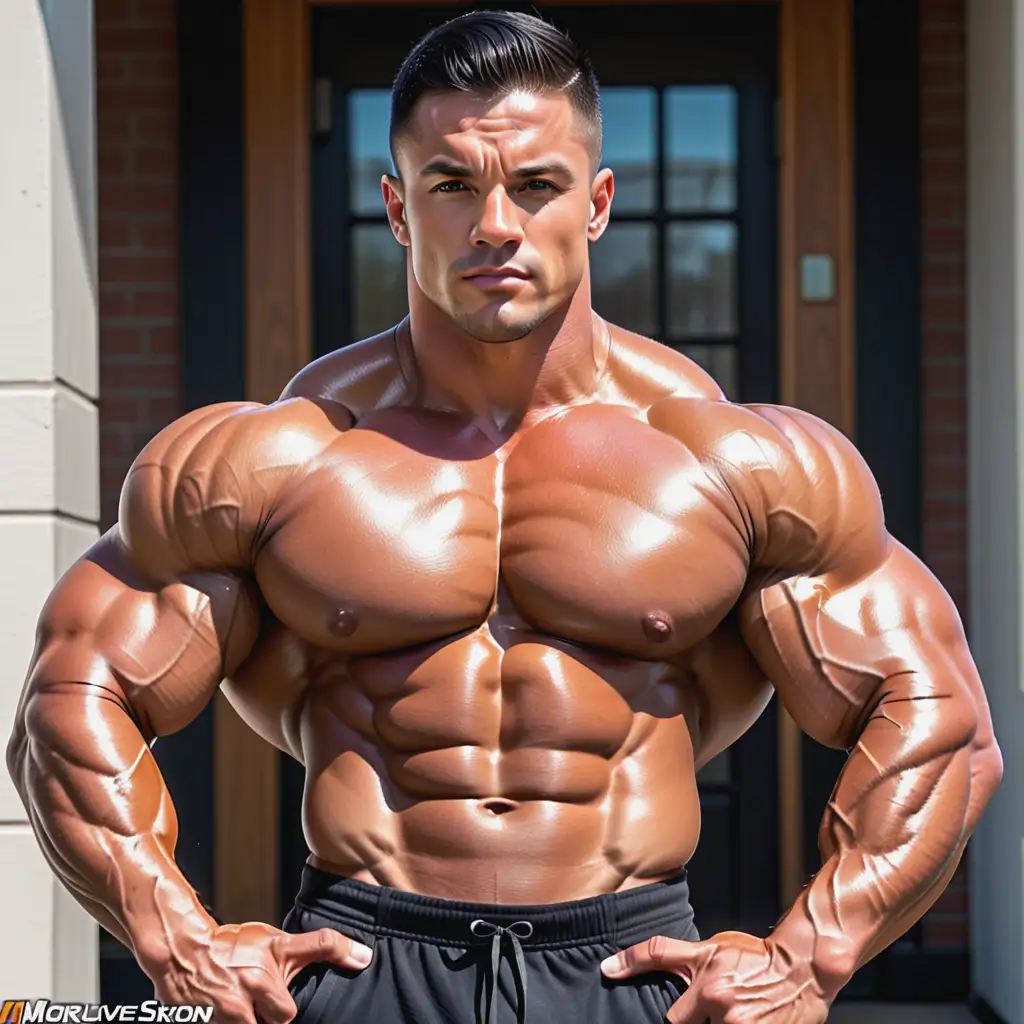 Mighty-Hypermuscular-Bodybuilder-with-Glistening-Skin