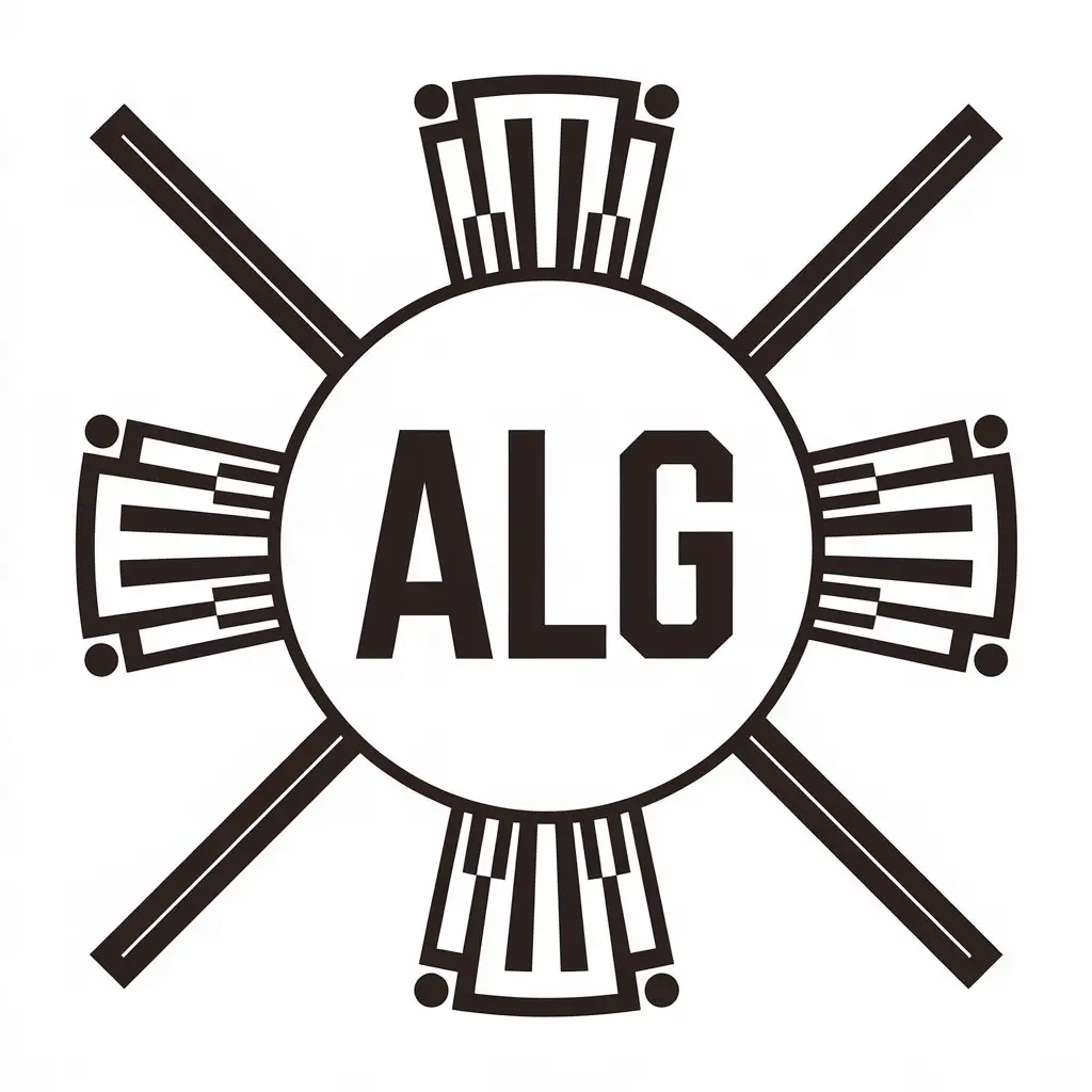 Game-Club-Logo-with-Chinese-Influence-Featuring-ALG-in-Black-on-White-Background