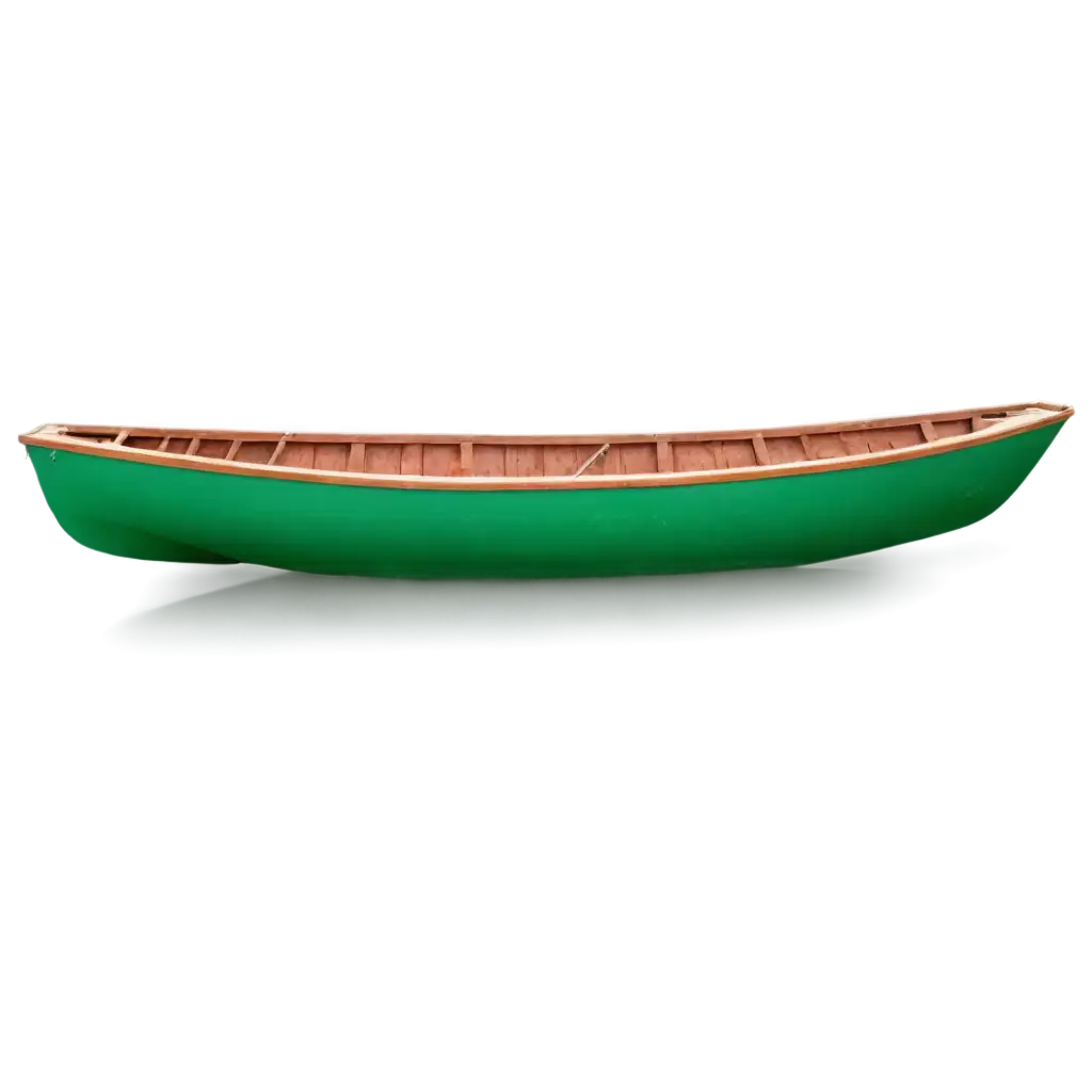 Vibrant-Green-Boat-in-the-Sea-HighQuality-PNG-Image-for-Versatile-Use