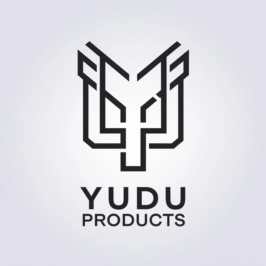 LOGO Design for Yudu Products Abstract Letter Y in Negative Space for HighEnd Decorative Materials