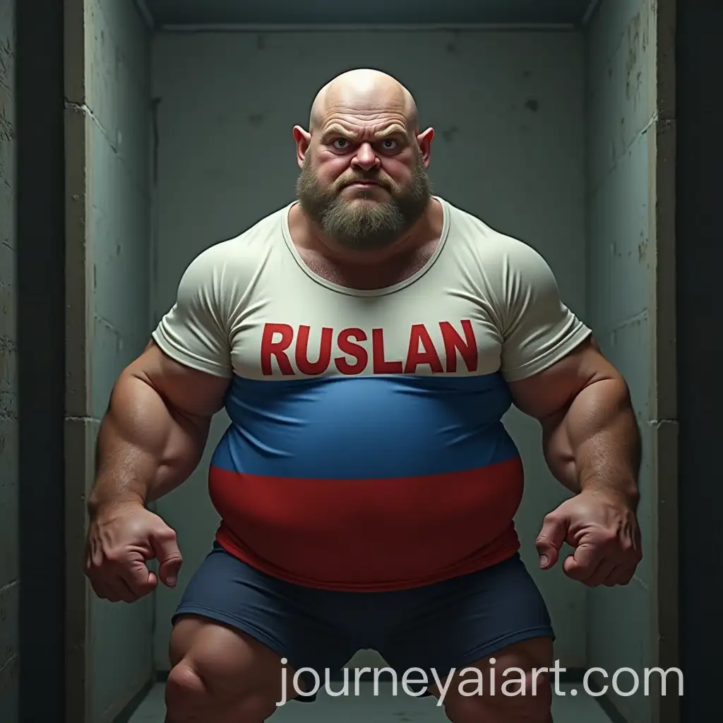 Prison-Minion-with-Muscles-Wearing-Russian-Flag-Shirt