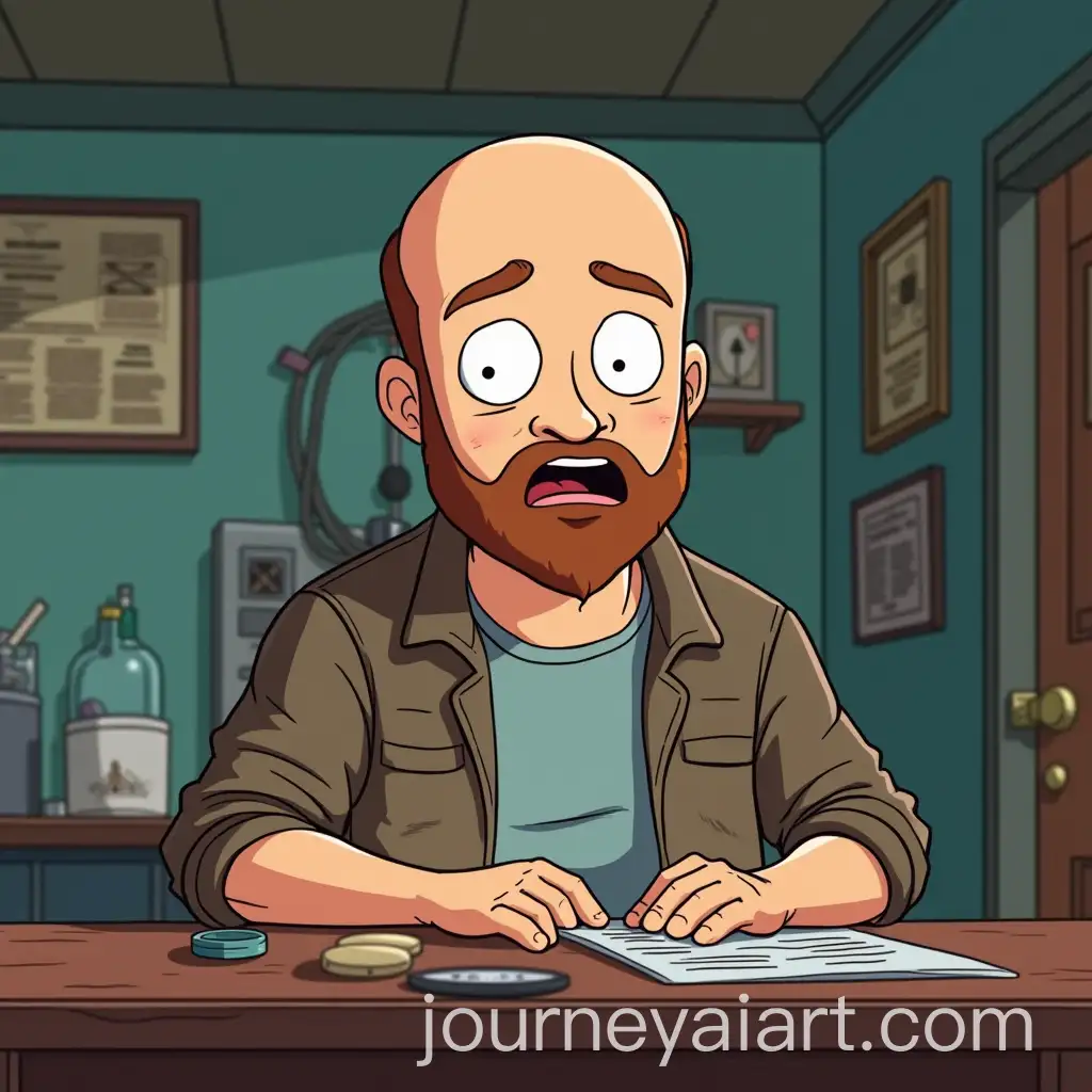 Cartoon-Style-Podcast-Studio-with-Joe-Rogan-Hosting