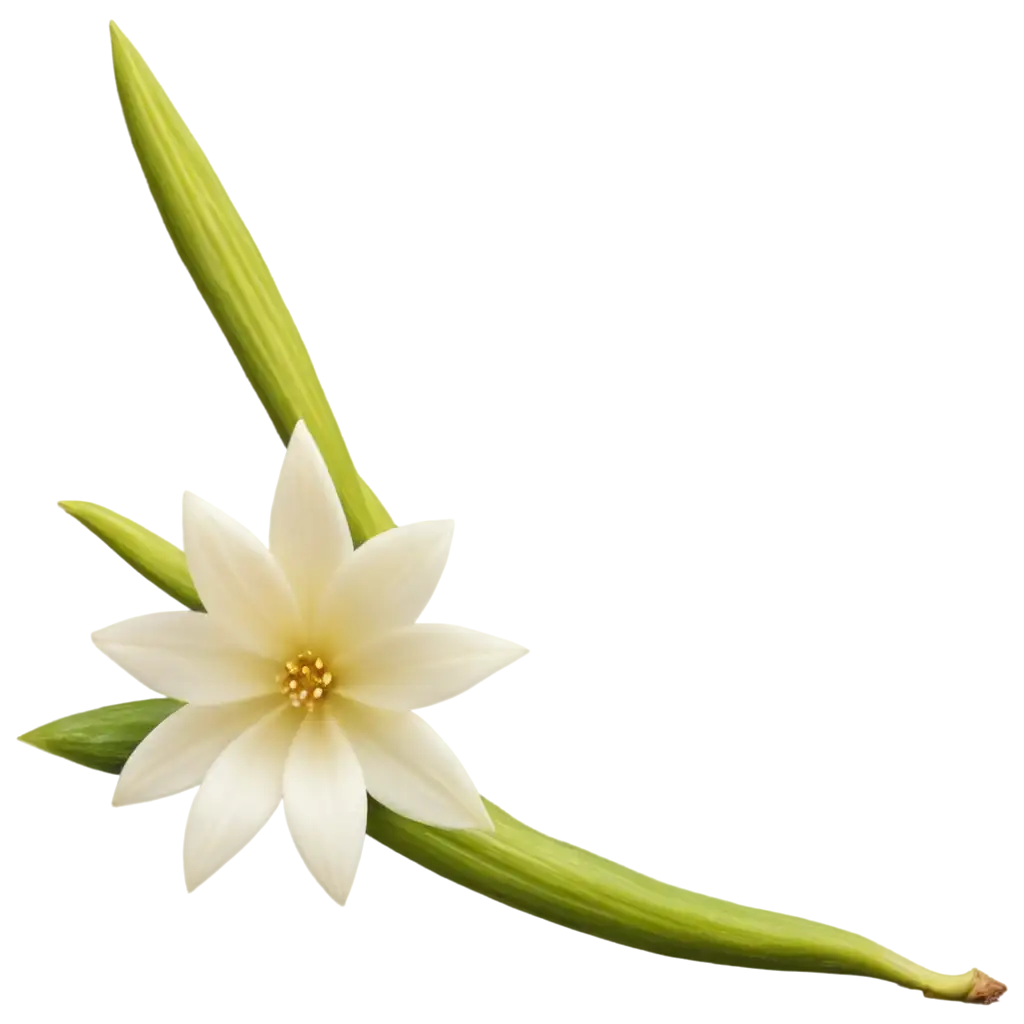 Vanilla-Flower-PNG-Image-HighQuality-Transparent-Visual-for-Various-Creative-Uses