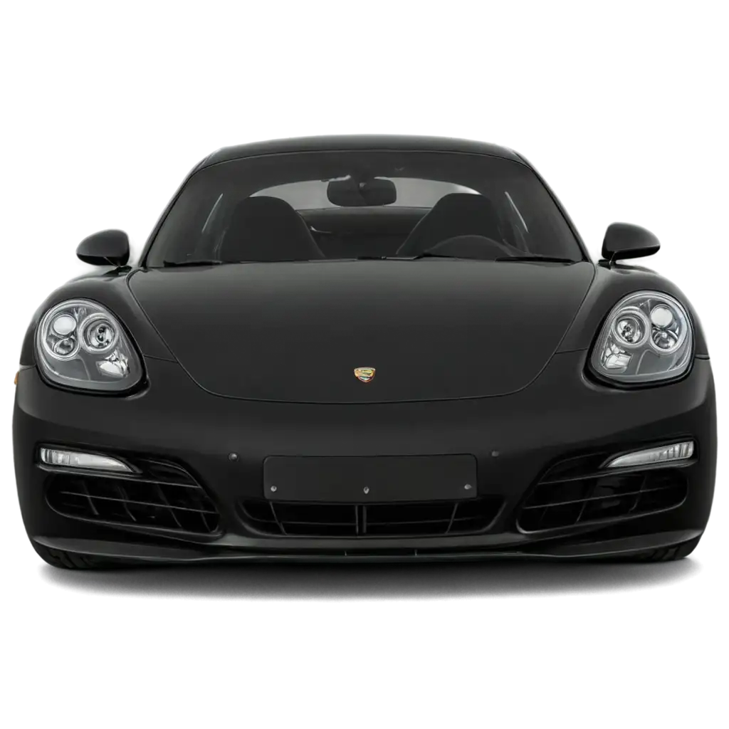 Black-Porsche-Car-PNG-Image-High-Quality-and-Transparent-for-Versatile-Use