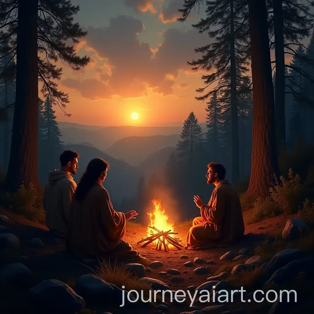 Three-Campers-Witnessing-the-Sunrise-Jesus-as-the-Light-of-the-World