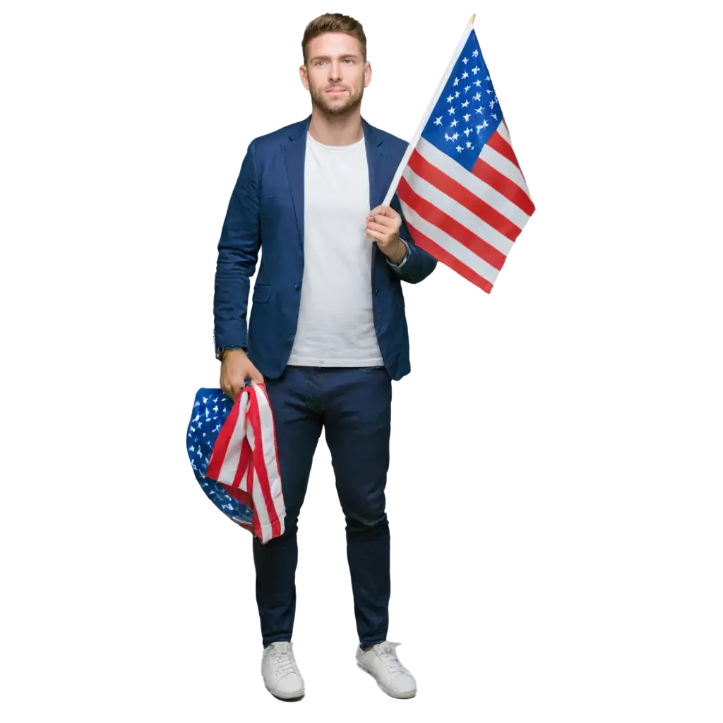 HighQuality-PNG-Image-of-an-American-Man-with-Flag-for-Versatile-Use