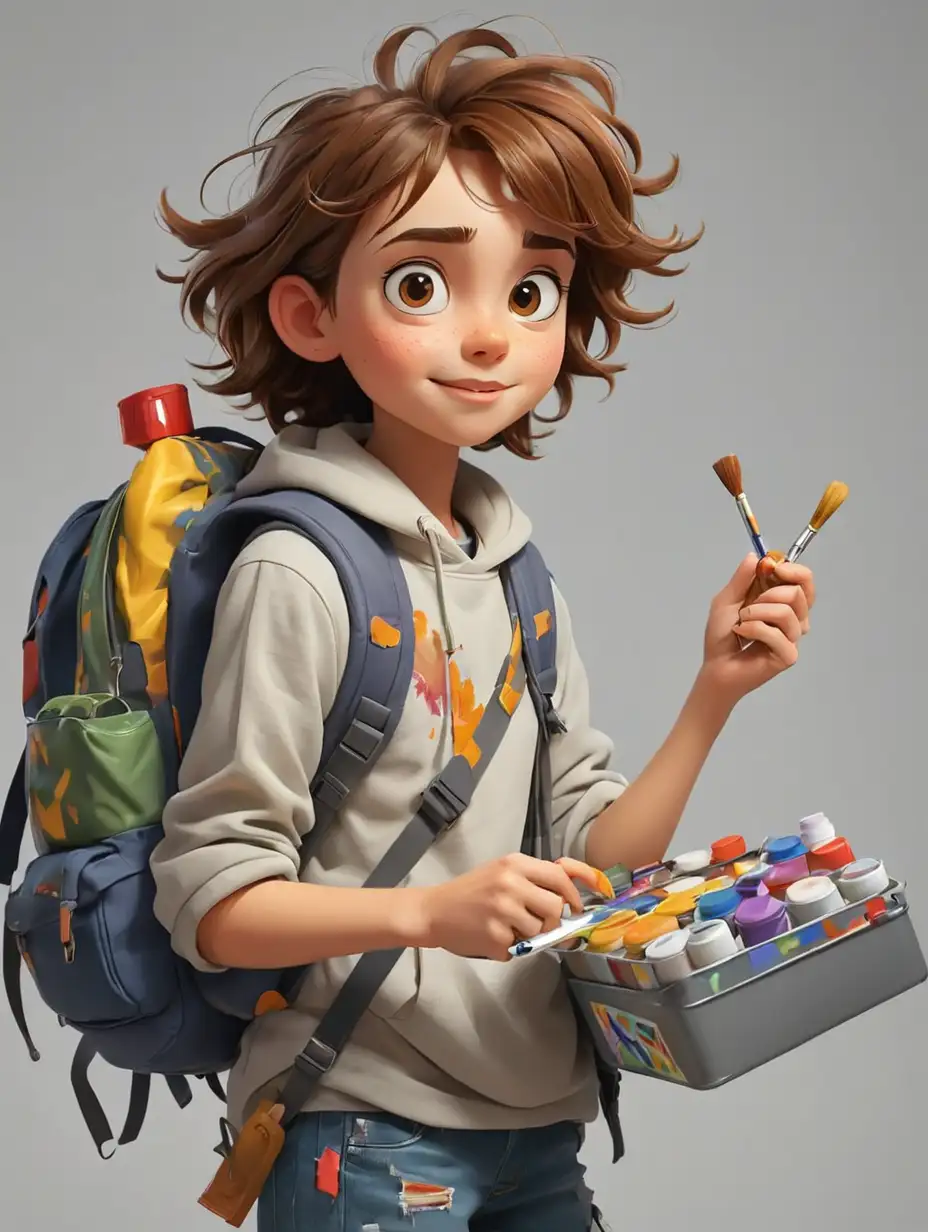 Student-Packing-Paints-into-Backpack-in-Colorful-Cartoon-Style