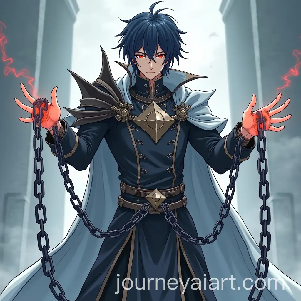 Anime-Warrior-in-Kingdom-Battle-Suit-with-Radioactive-Chains