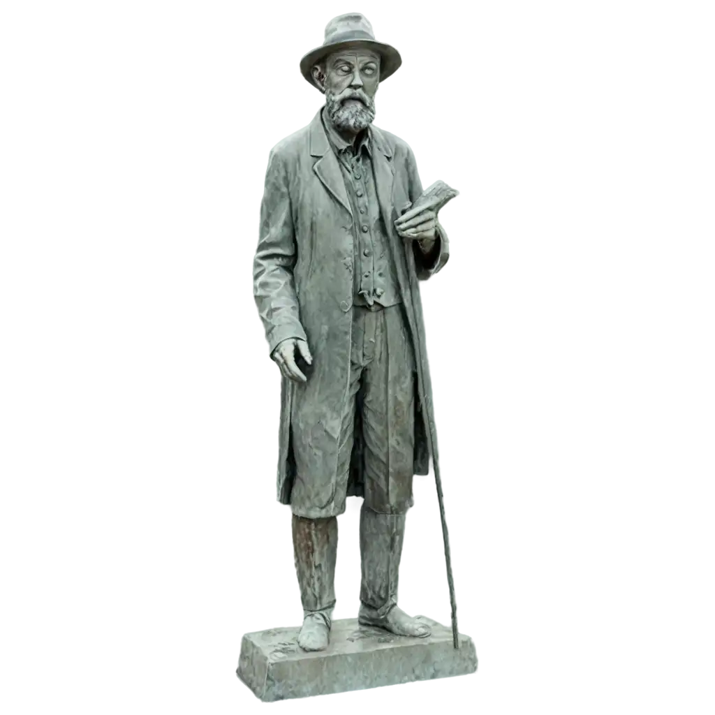 Old-Man-Statue-PNG-Image-for-HighQuality-Digital-Projects