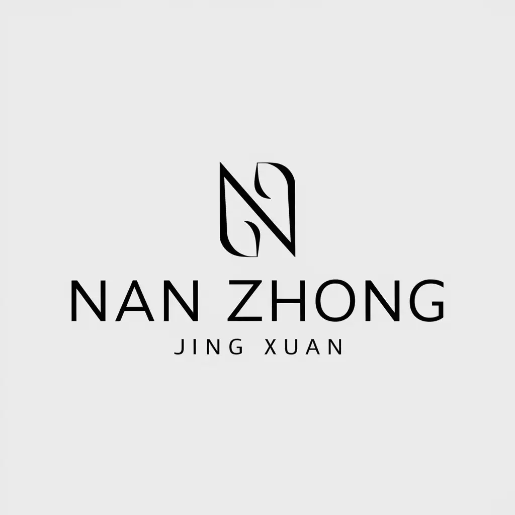 LOGO Design for Nan Zhong Jing Xuan Minimalistic Vector for Retail Industry with Clear Background