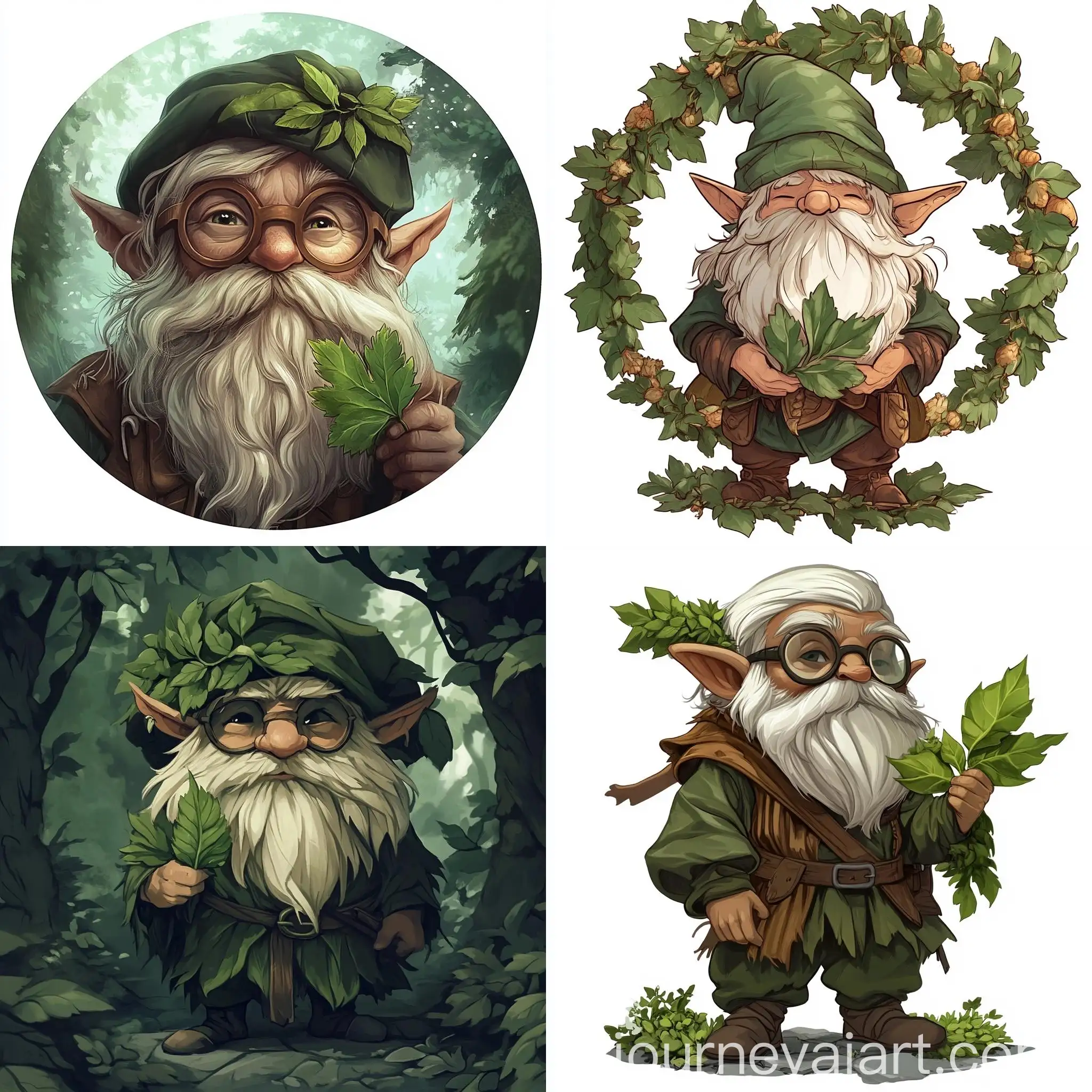 Forest-Gnome-Dnd-Character-Circle-of-the-Moon-Druid-Fantasy-Cartoon-Style