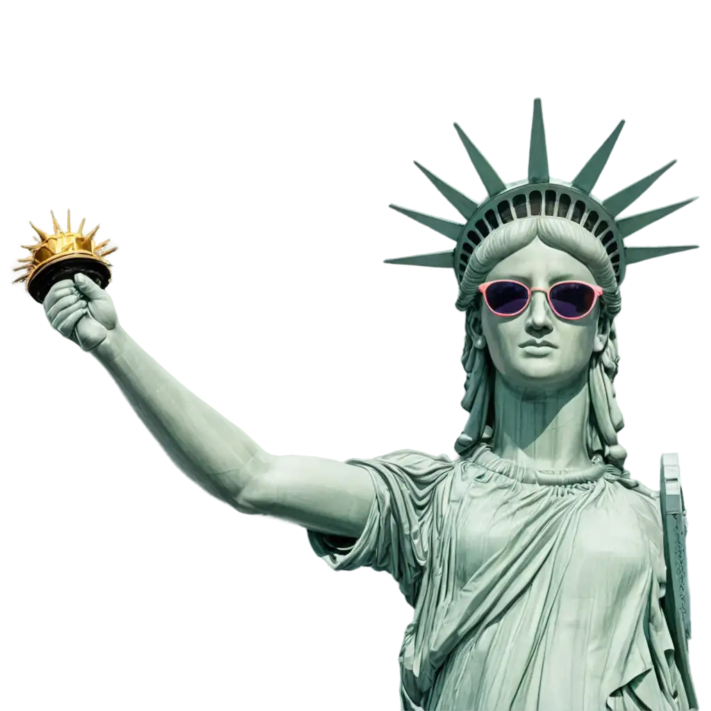 PNG-Image-of-Statue-of-Liberty-with-Sunglasses-Iconic-and-Creative-Visual-Representation