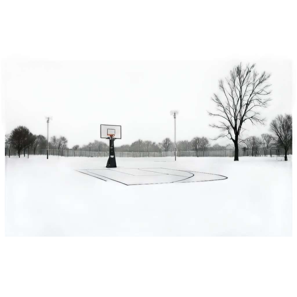 Basketball-Stadium-in-Snow-HighQuality-PNG-Image-for-Creative-Use