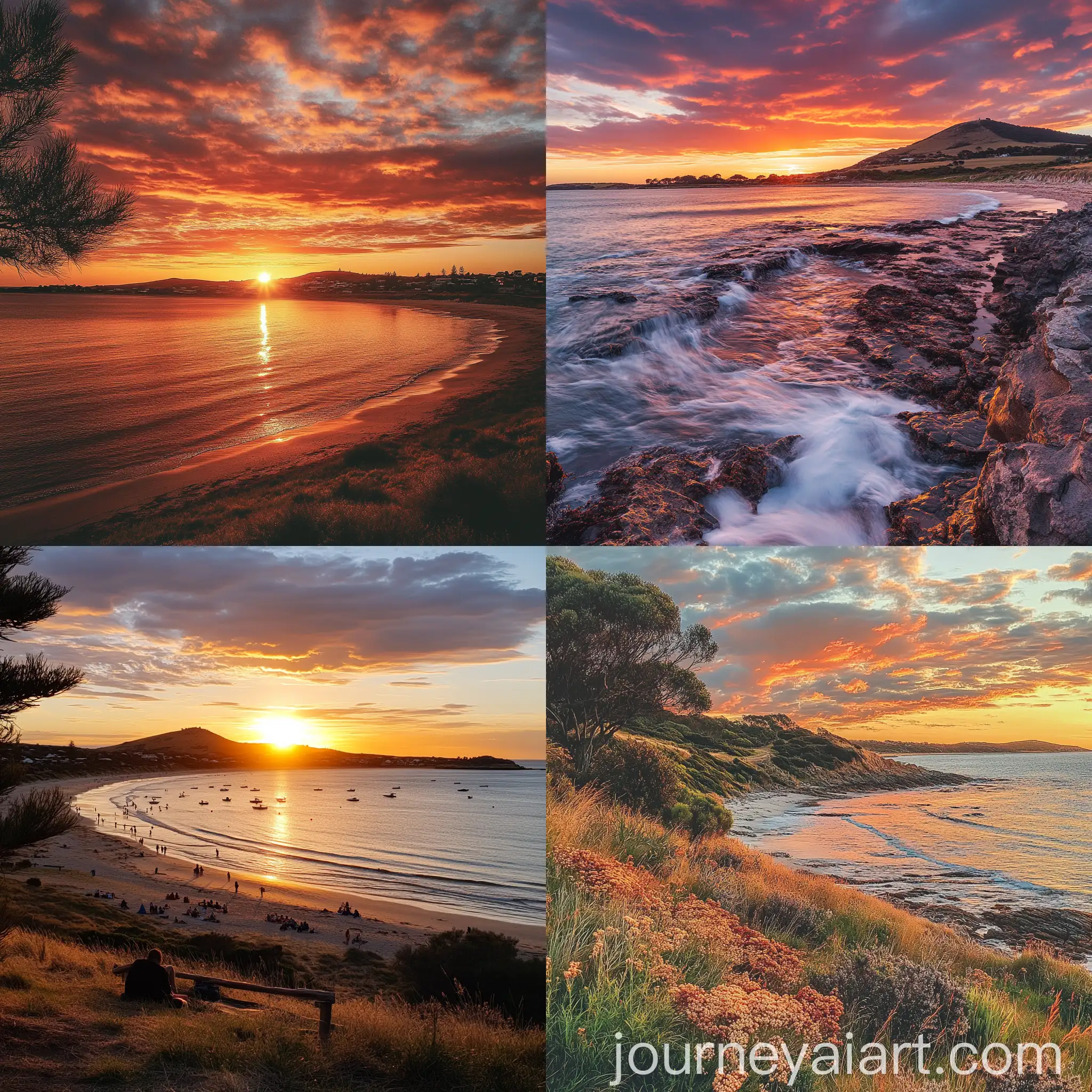 Warm-Sunset-Glow-over-Granite-Islands-Coastline