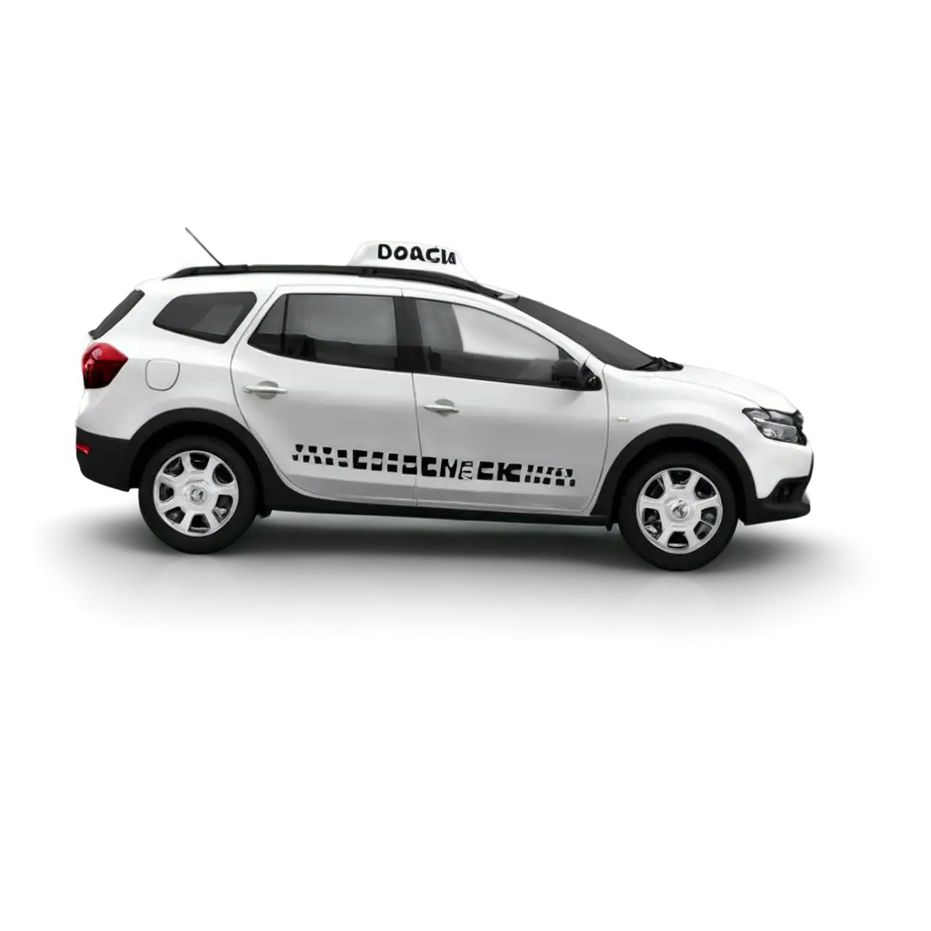 Dacia-Jogger-White-Taxi-PNG-Image-for-Versatile-Graphic-Use