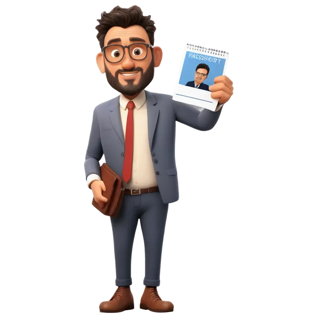 PNG-Passport-Size-Photo-Cartoon-Character-HighQuality-Digital-Art-for-Professional-and-Personal-Use