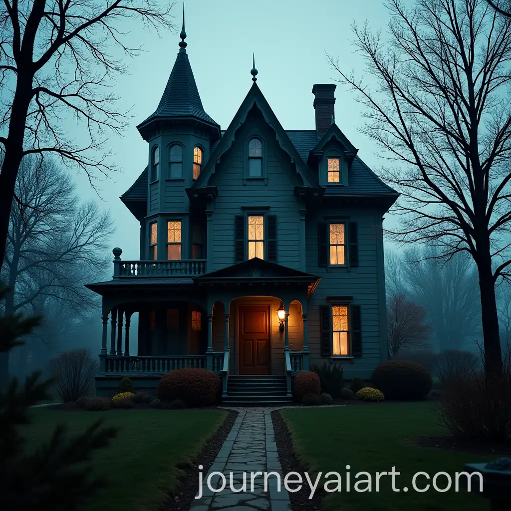 Spooky-Haunted-House-Front-View-with-Eerie-Atmosphere