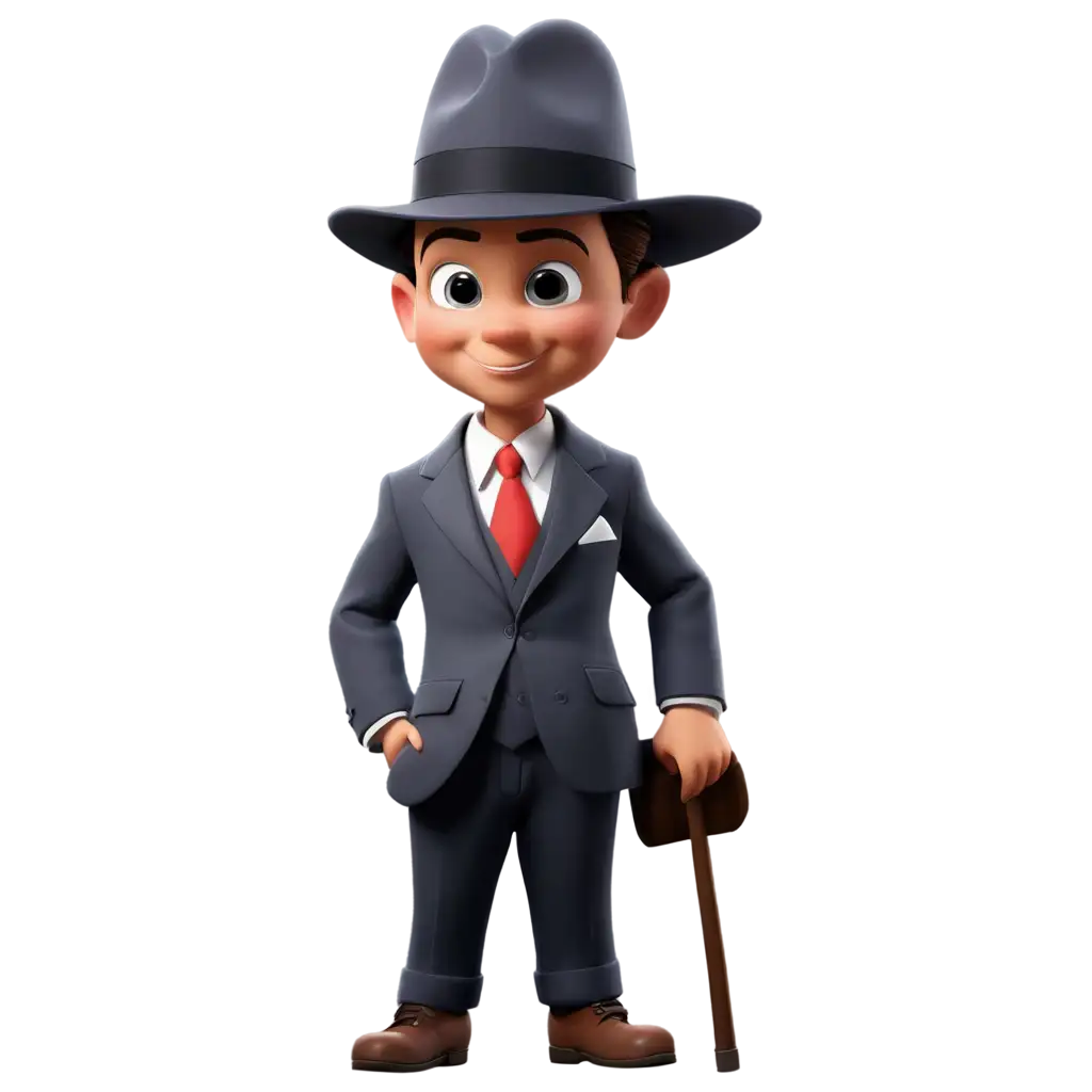 Create-a-PNG-Image-of-a-1950s-Mobster-Child-in-Disney-Pixar-Style