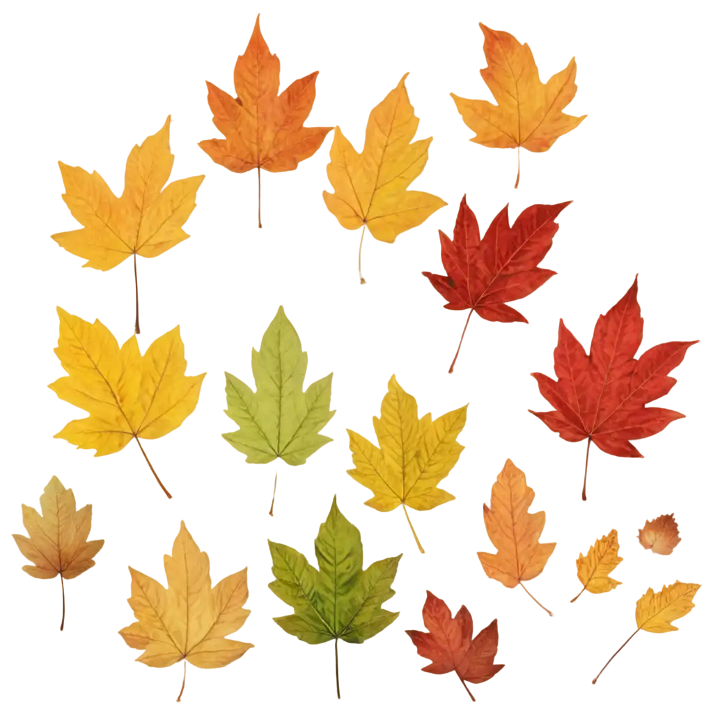 HighQuality-PNG-of-Natural-Autumn-Leaves-for-Digital-Art-and-Web-Design