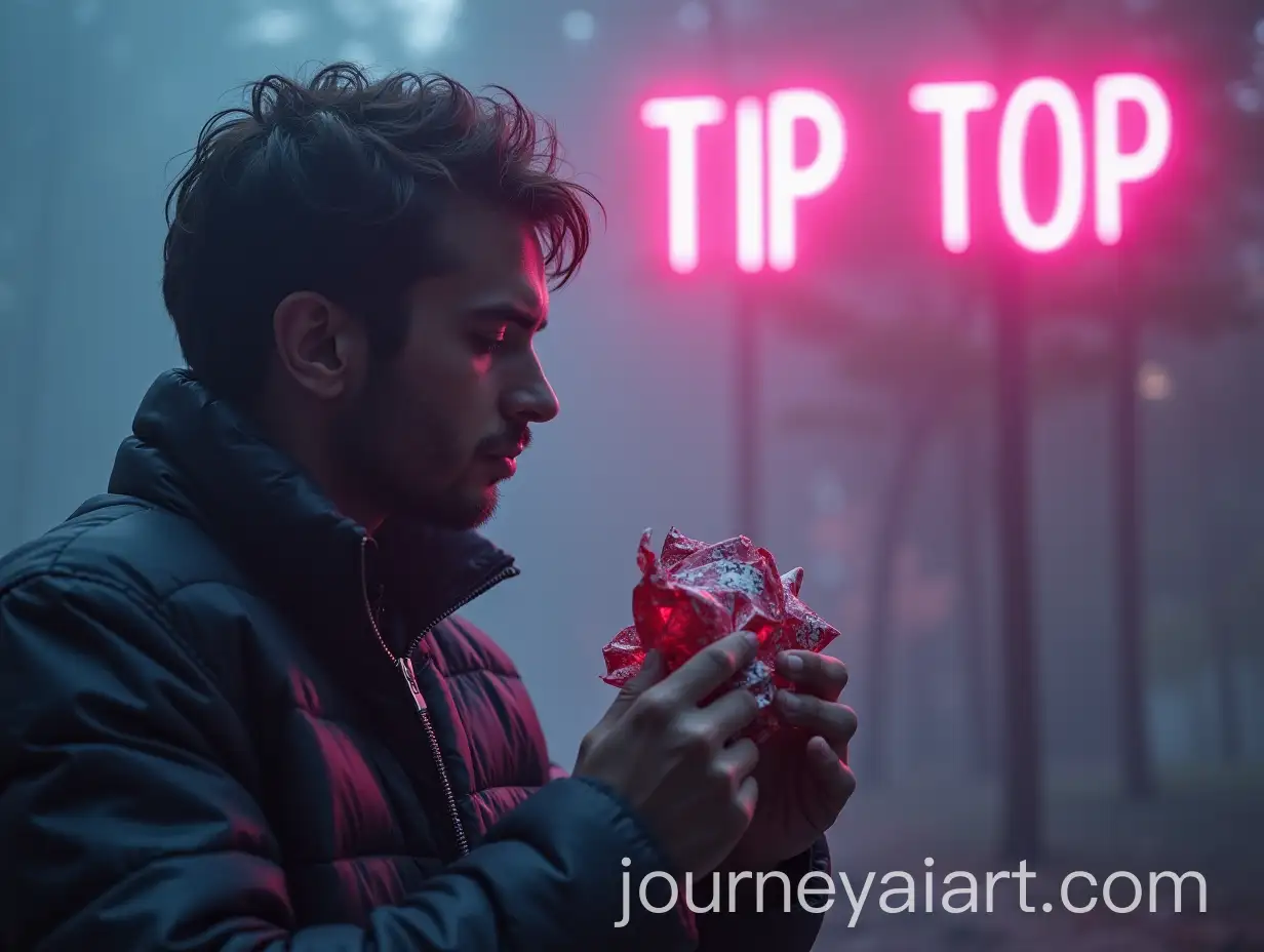 Cinematic-Male-Profile-Picture-Advertisement-for-Tip-Top-Candy-Brand