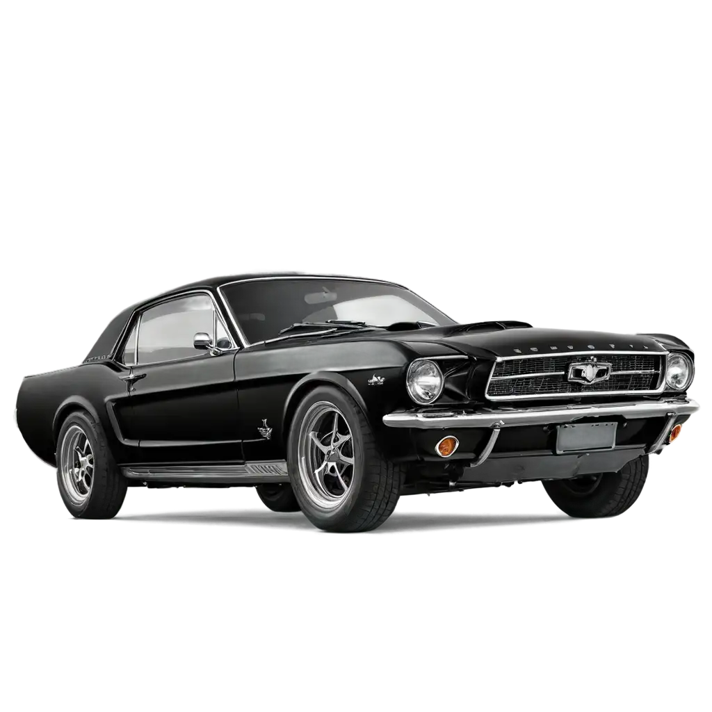 1969-Mustang-Car-in-Black-Color-PNG-Image-for-PC-Wallpaper