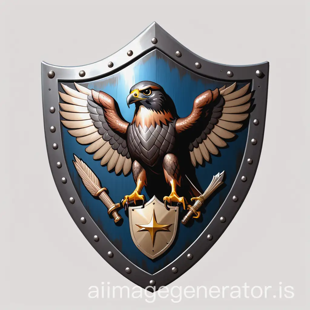 Falcon-Emblem-ShieldAI-Art-Prompt-Expansion-with-Intricate-Design