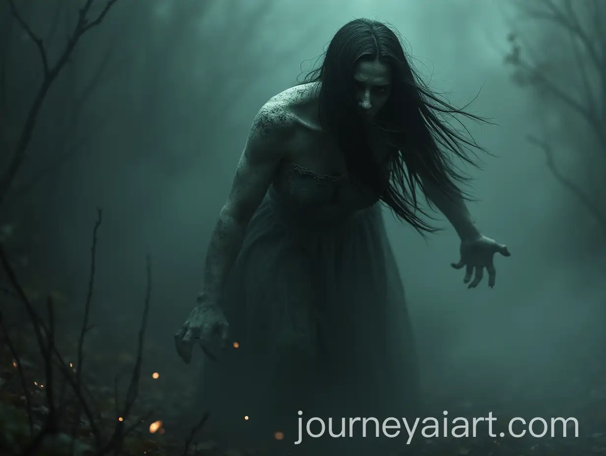 Wounded-Woman-Transformed-into-a-Distorted-Ghost-Haunting-Her-Betrayers