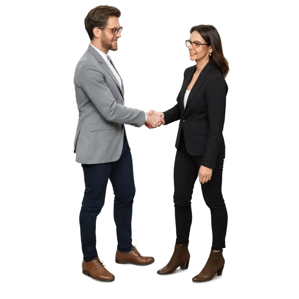 Professional-PNG-Image-Man-with-Dark-Hair-and-Glasses-Shakes-Hands-with-Woman