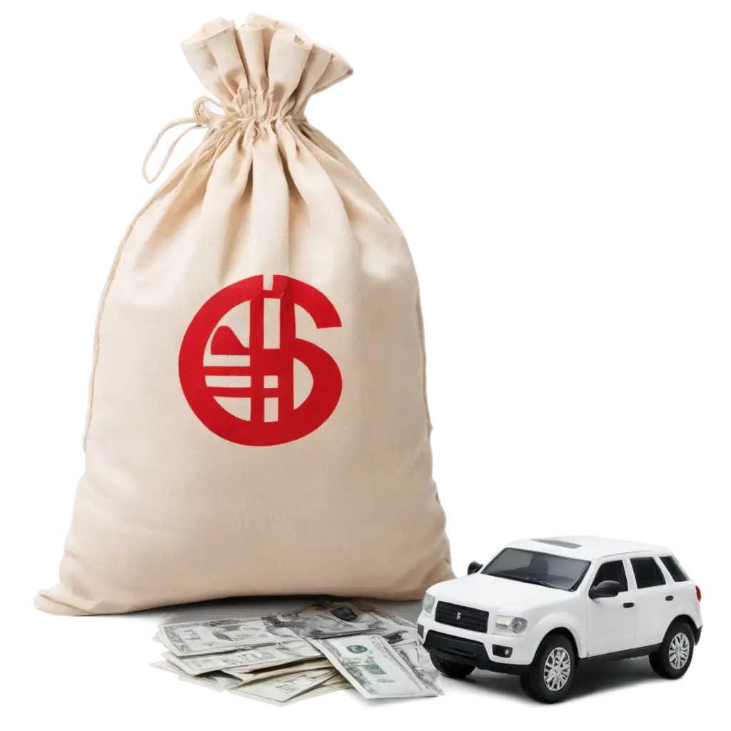 HighQuality-PNG-of-a-Money-Bag-with-Car-Perfect-for-Your-Financial-Projects