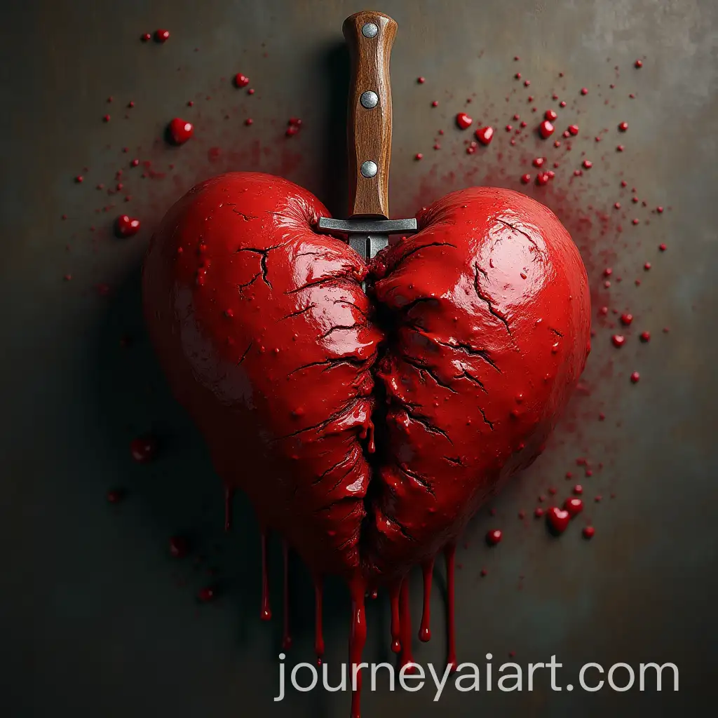 Heart-Pierced-with-a-Bloody-Knife-Illustration