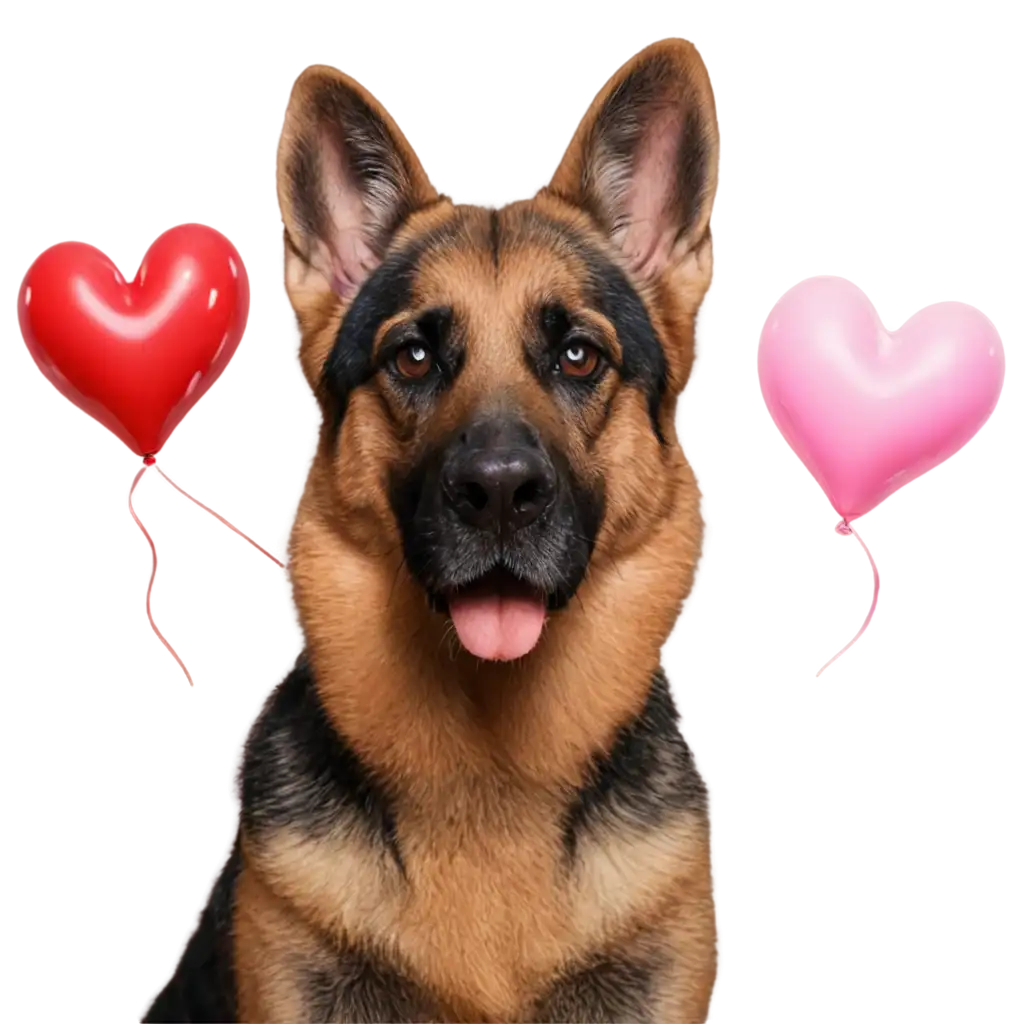 German-Shepherd-Blowing-Kisses-Hearts-PNG-Image-Heartwarming-Canine-Affection